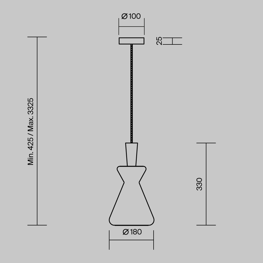картинка Подвесной светильник Maytoni MOD405PL-01W2