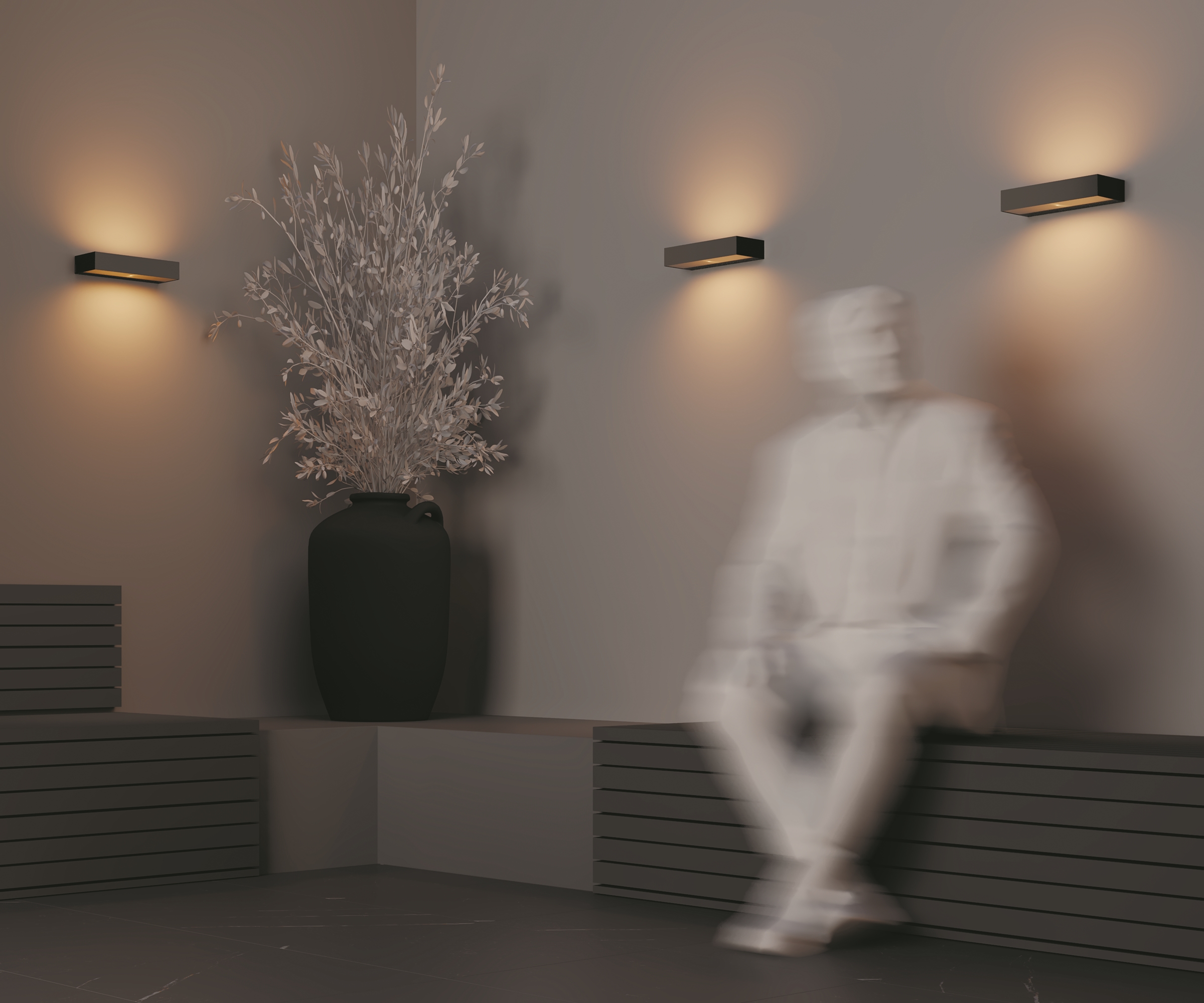 картинка Настенный светильник (бра) Outdoor O428WL-L20GF3K