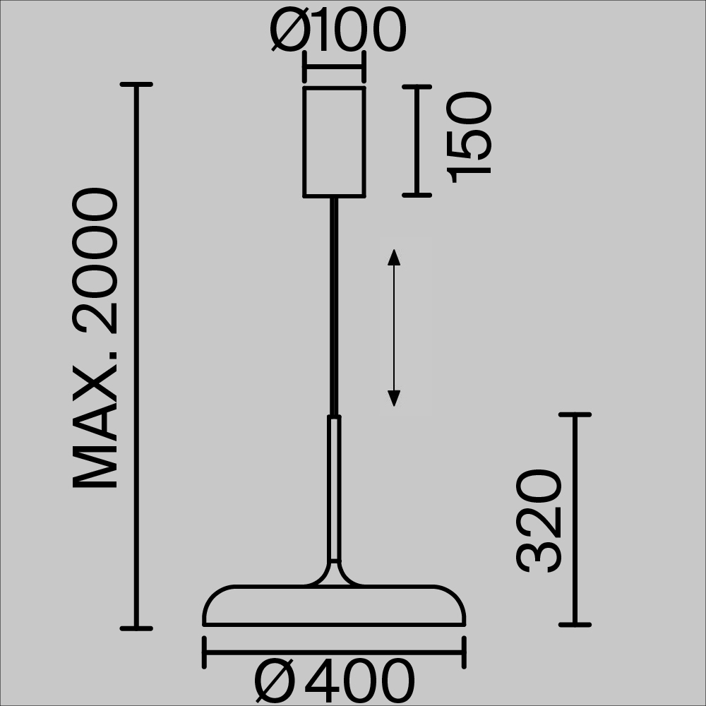 картинка Подвесной светильник Maytoni MOD189PL-L39B3K