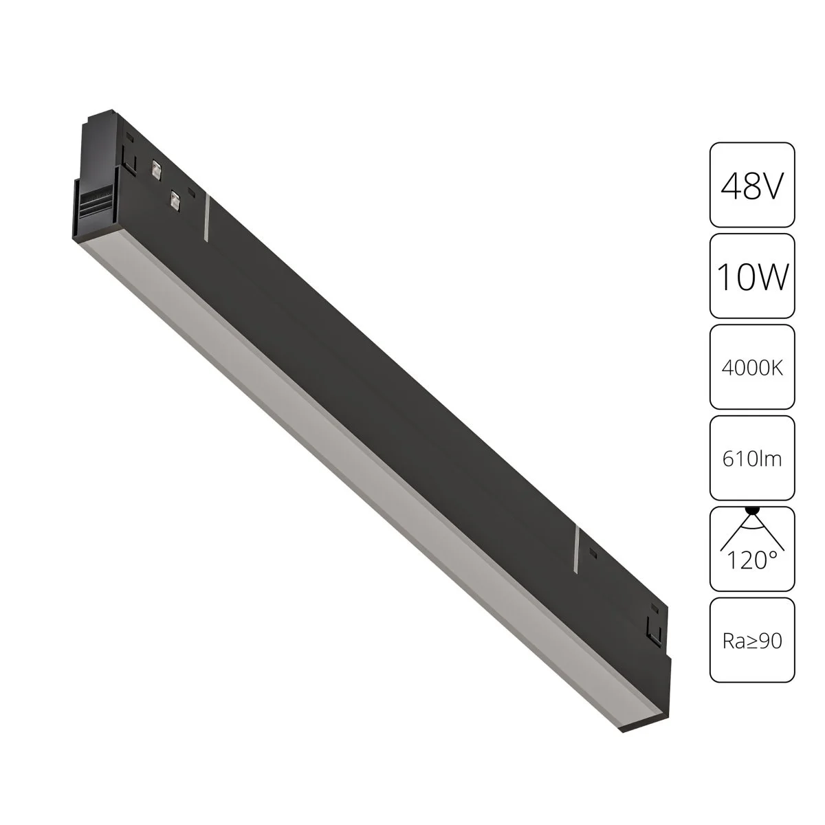 картинка Магнитный трековый светильник Arte Lamp EXPERT A5722PL-1BK