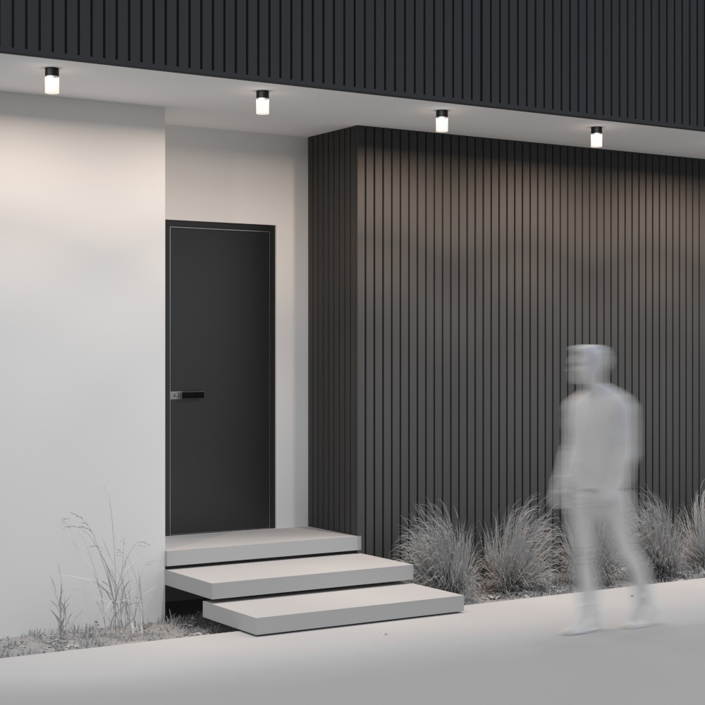 картинка Потолочный светильник Outdoor O418CL-01B