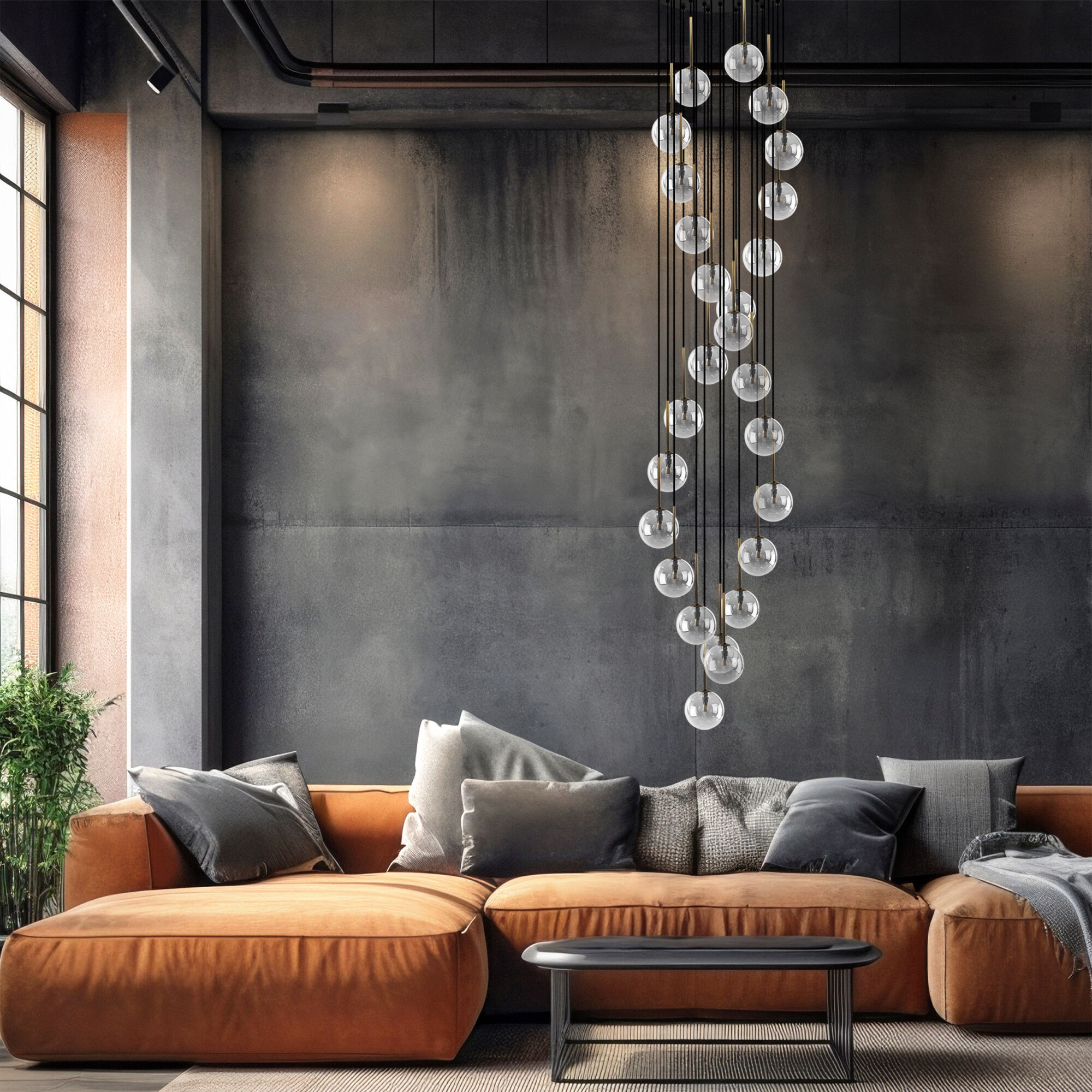 картинка Подвесной светильник со стеклянными плафонами 10258 Aurora