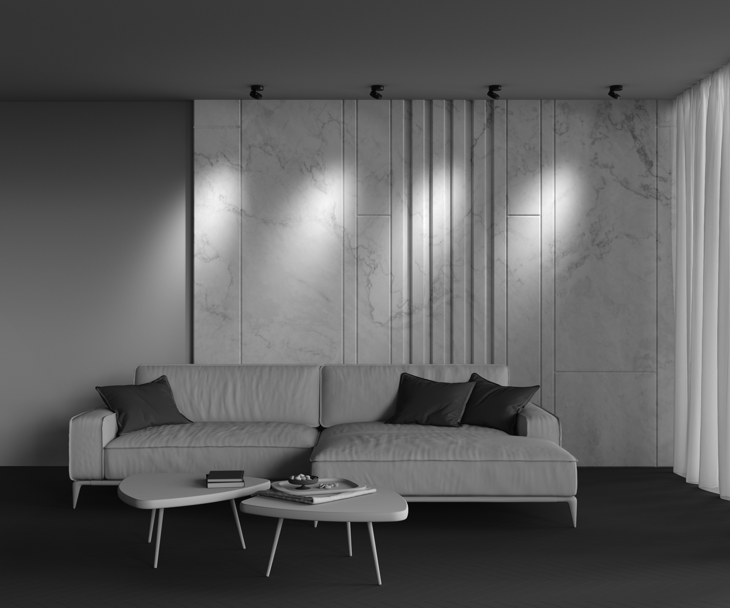 картинка Потолочный светильник Technical C022CL-7W4K-B-1