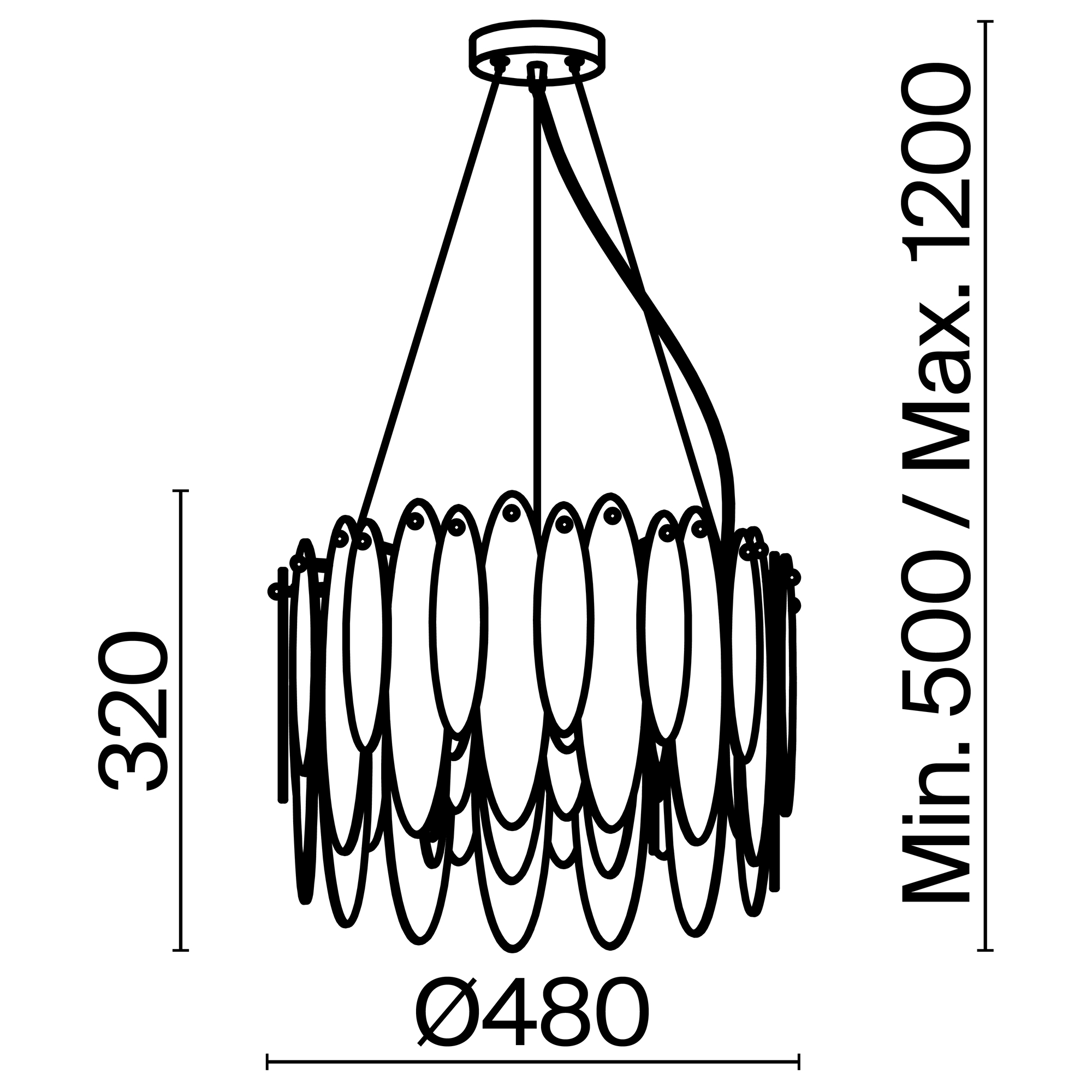 картинка Подвесной светильник Freya FR5217PL-05FG