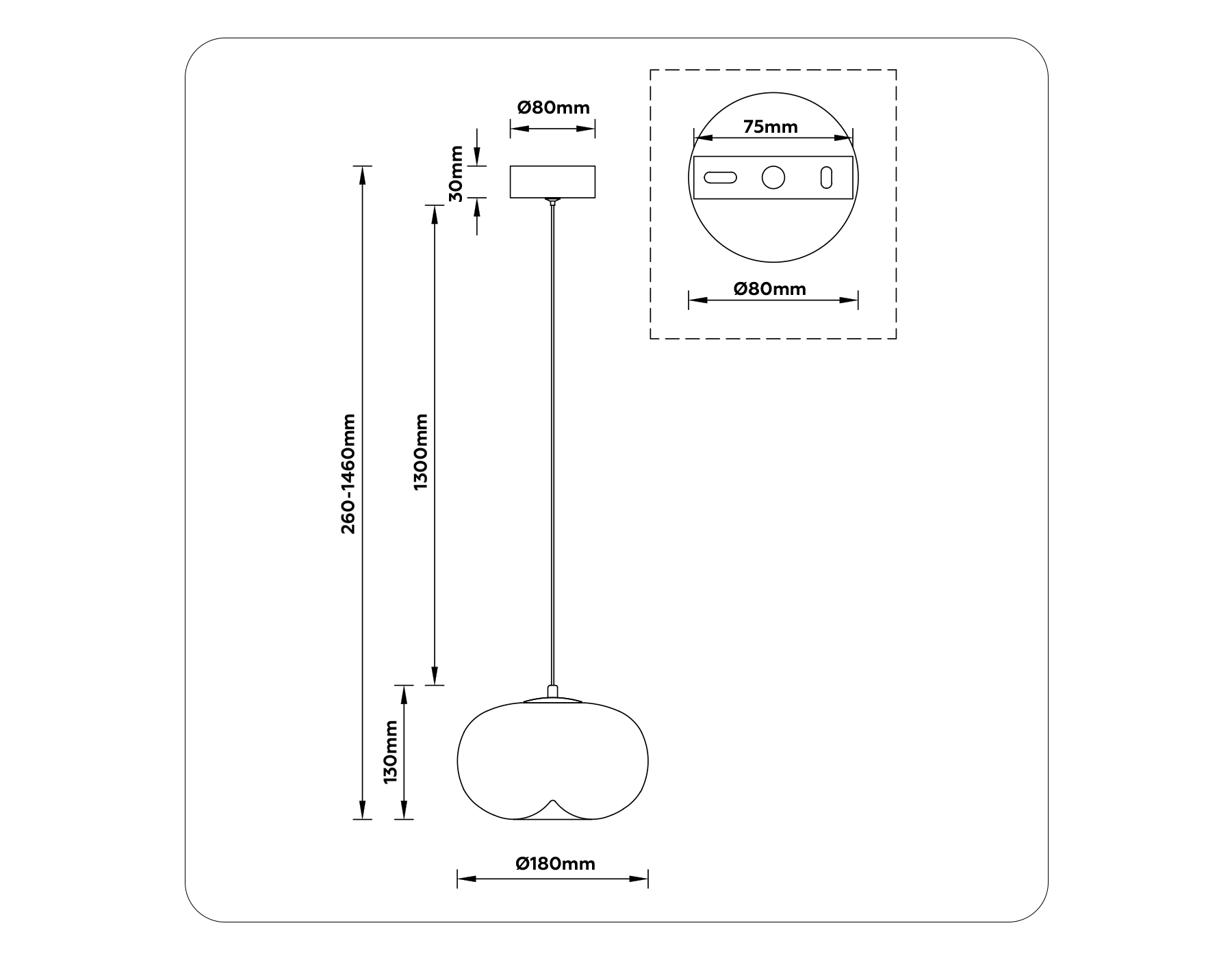 картинка Подвесной светодиодный светильник