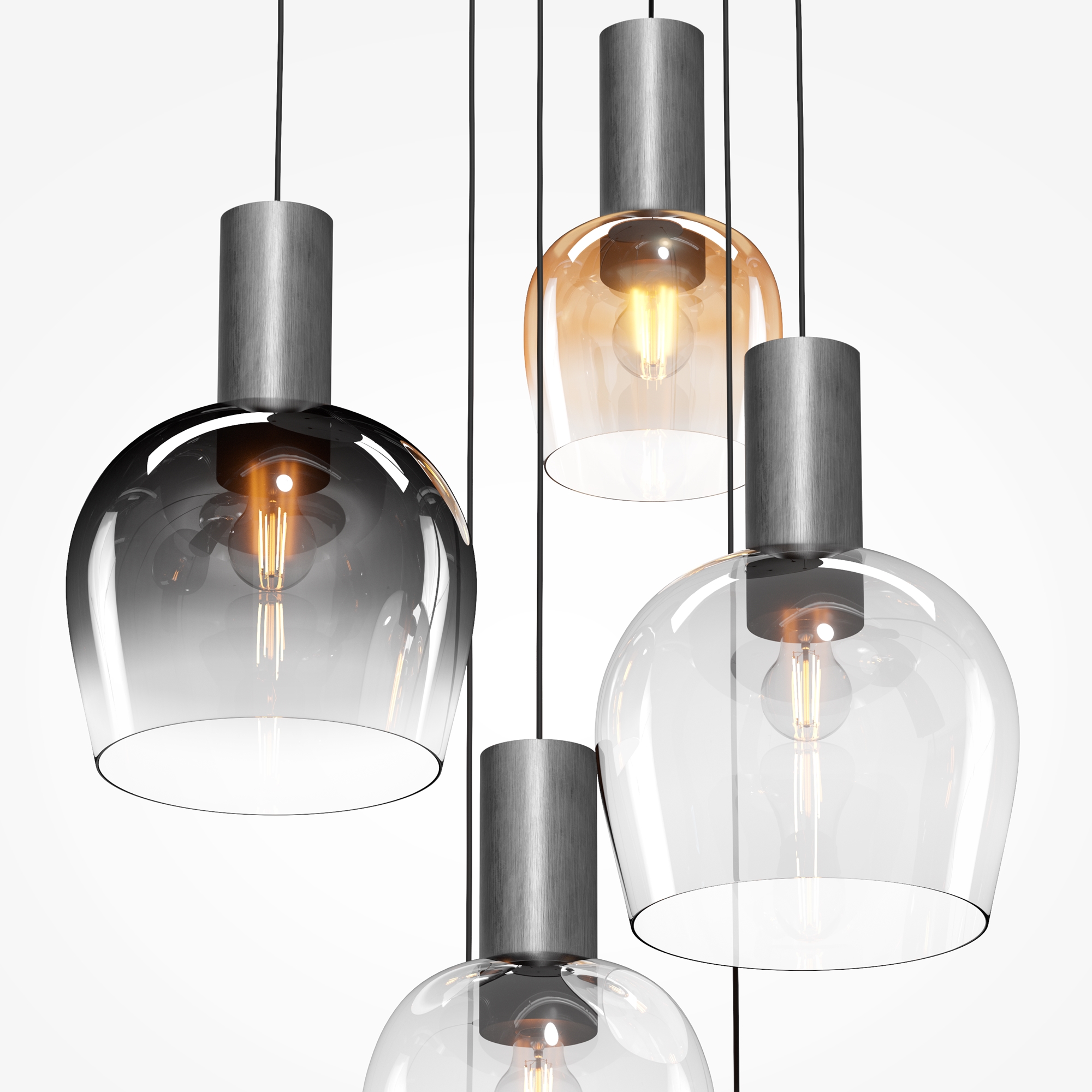 картинка Подвесной светильник Maytoni MOD414PL-06B