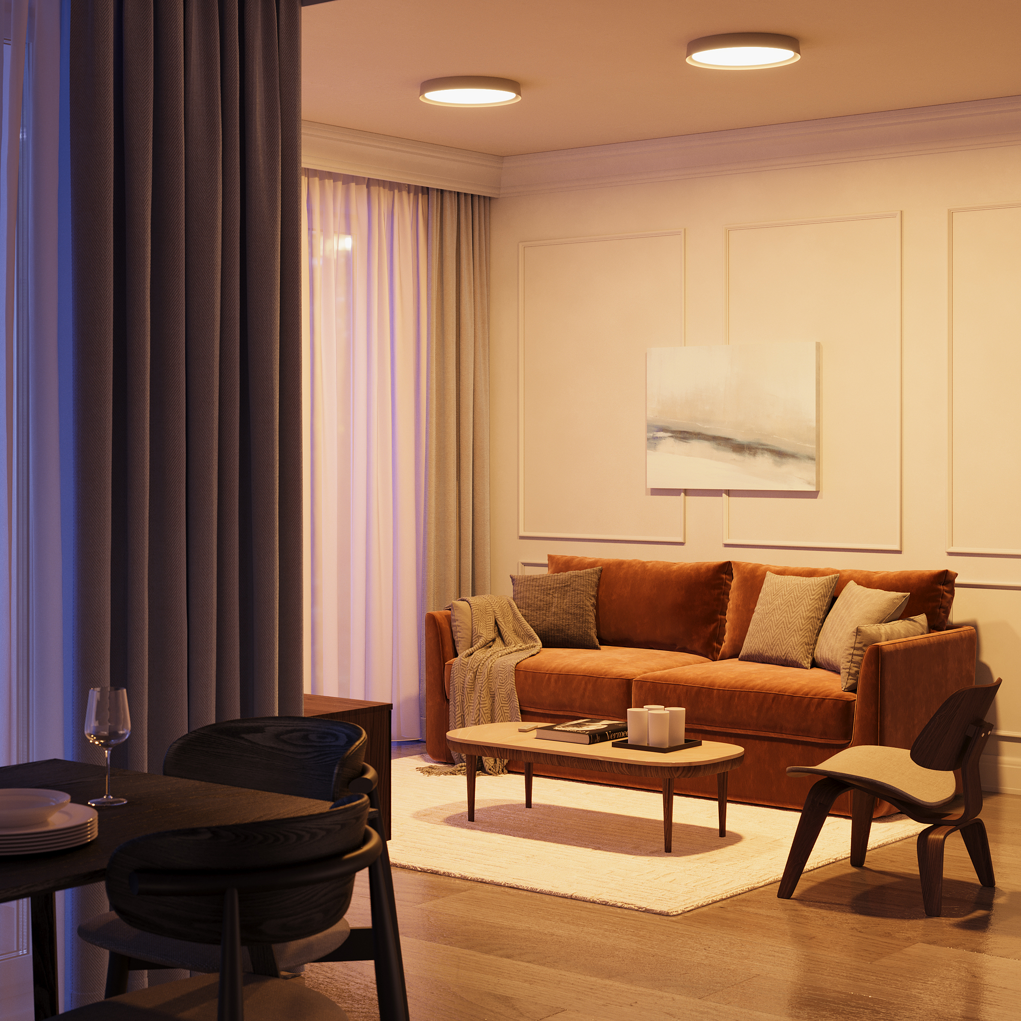 картинка Потолочный светильник Maytoni MOD426CL-L32WK