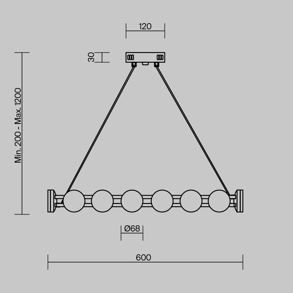 картинка Подвесной светильник Freya FR6180PL-L32B