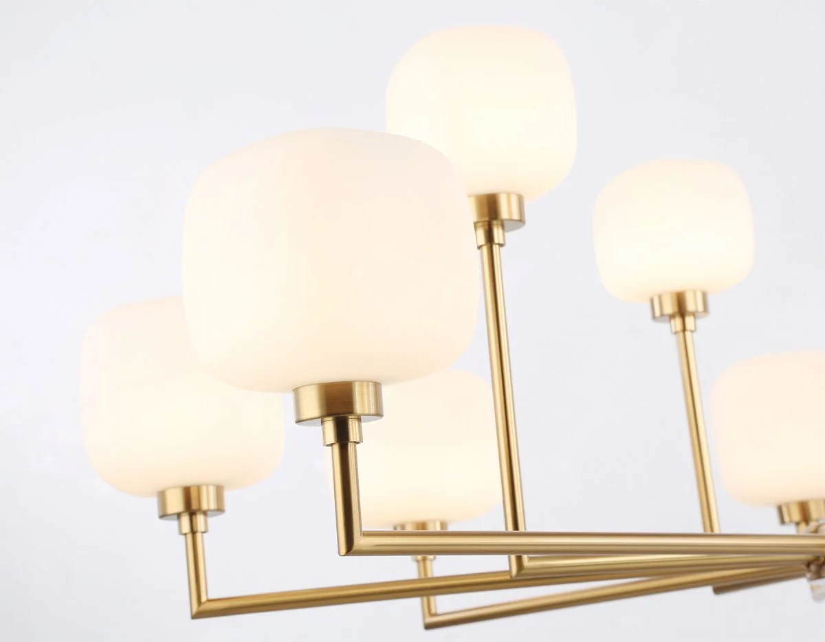 картинка Люстра на штанге с мрамором LH53019