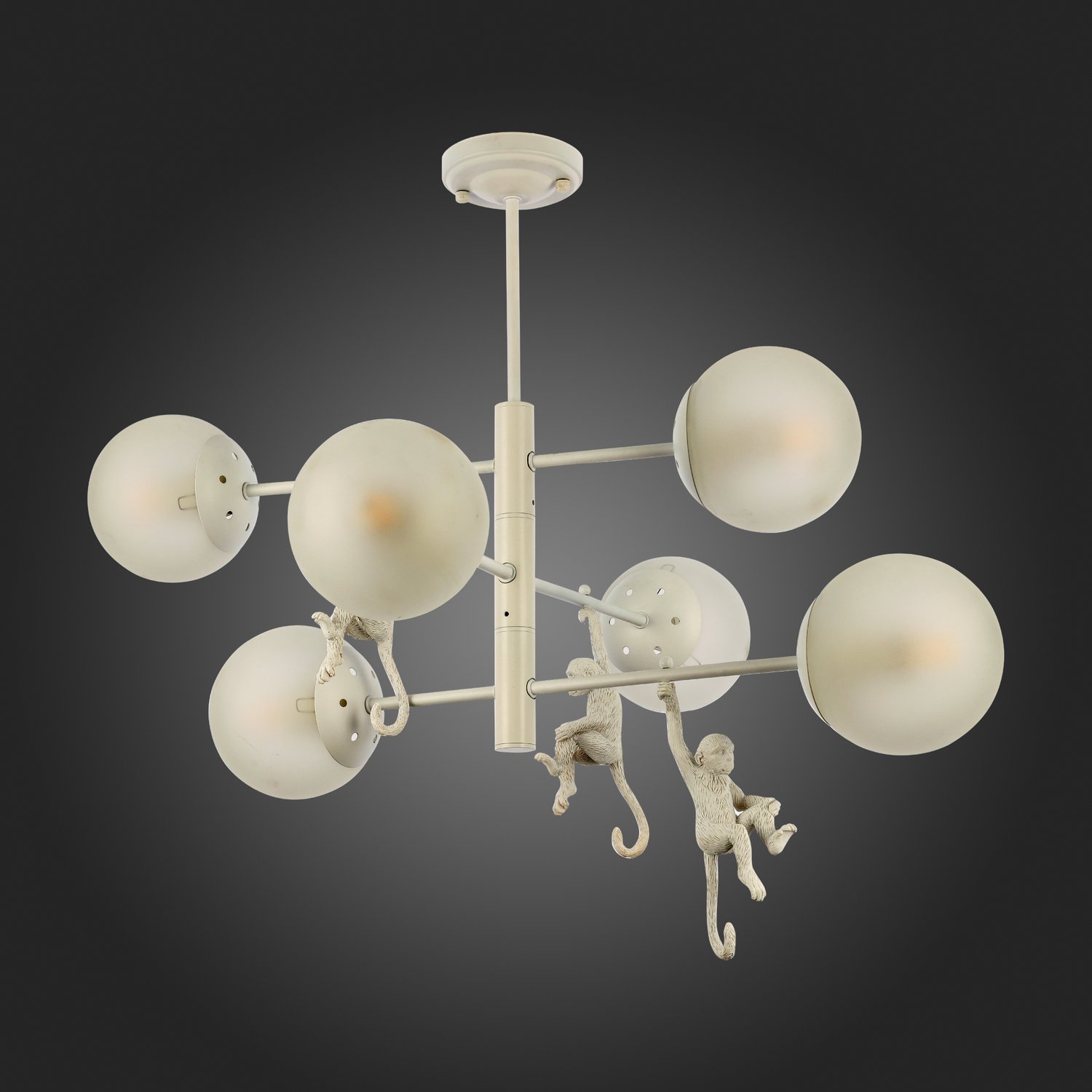 картинка SLE115103-06 Светильник потолочный Белый/Белый E14 6*60W