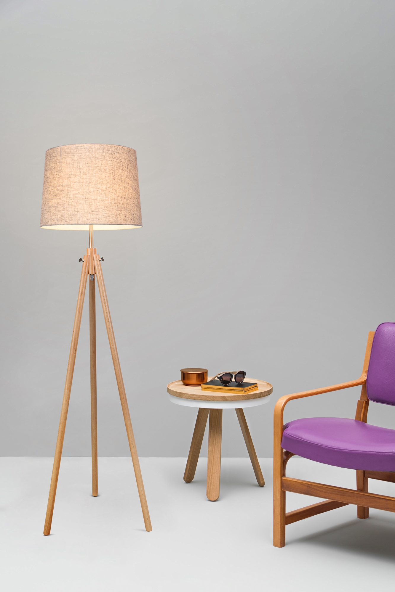 картинка Напольный светильник (торшер) Maytoni Z177-FL-01-BR