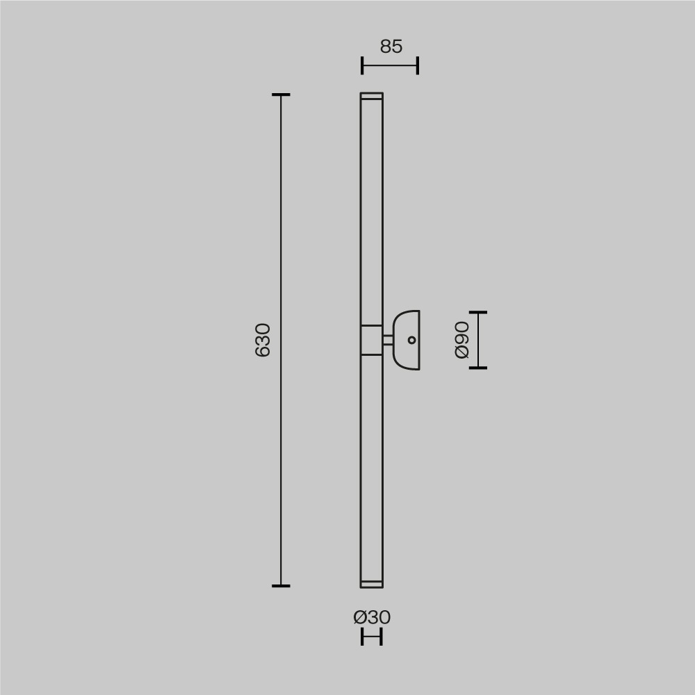 картинка Настенный светильник (бра) Maytoni MOD106WL-L16G3K