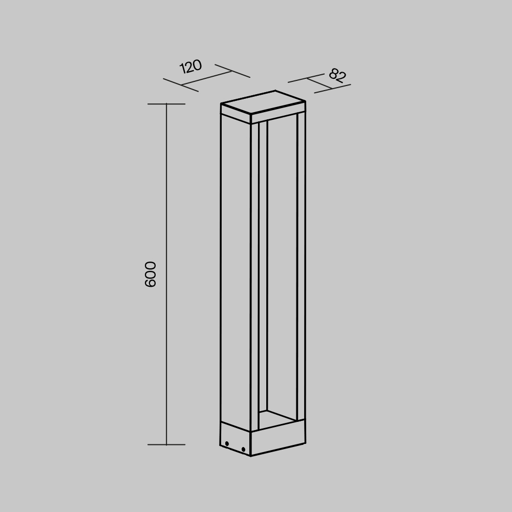 картинка Ландшафтный светильник Outdoor O462FL-L10GF3K