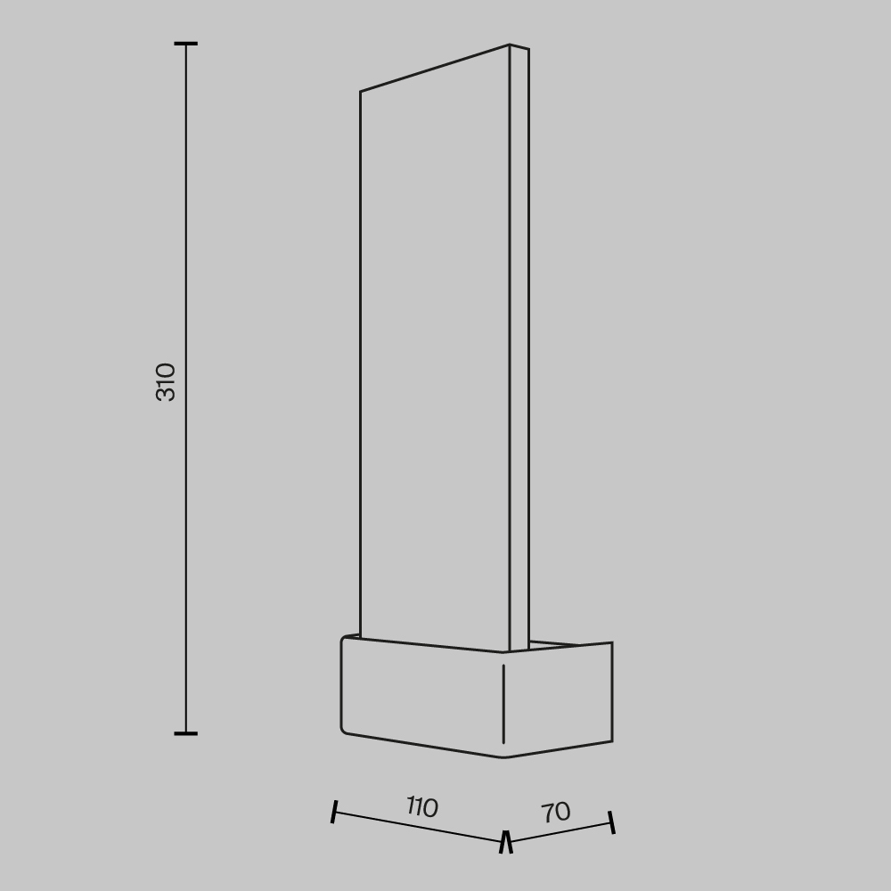 картинка Настенный светильник (бра) Maytoni MOD318WL-L3BS3K