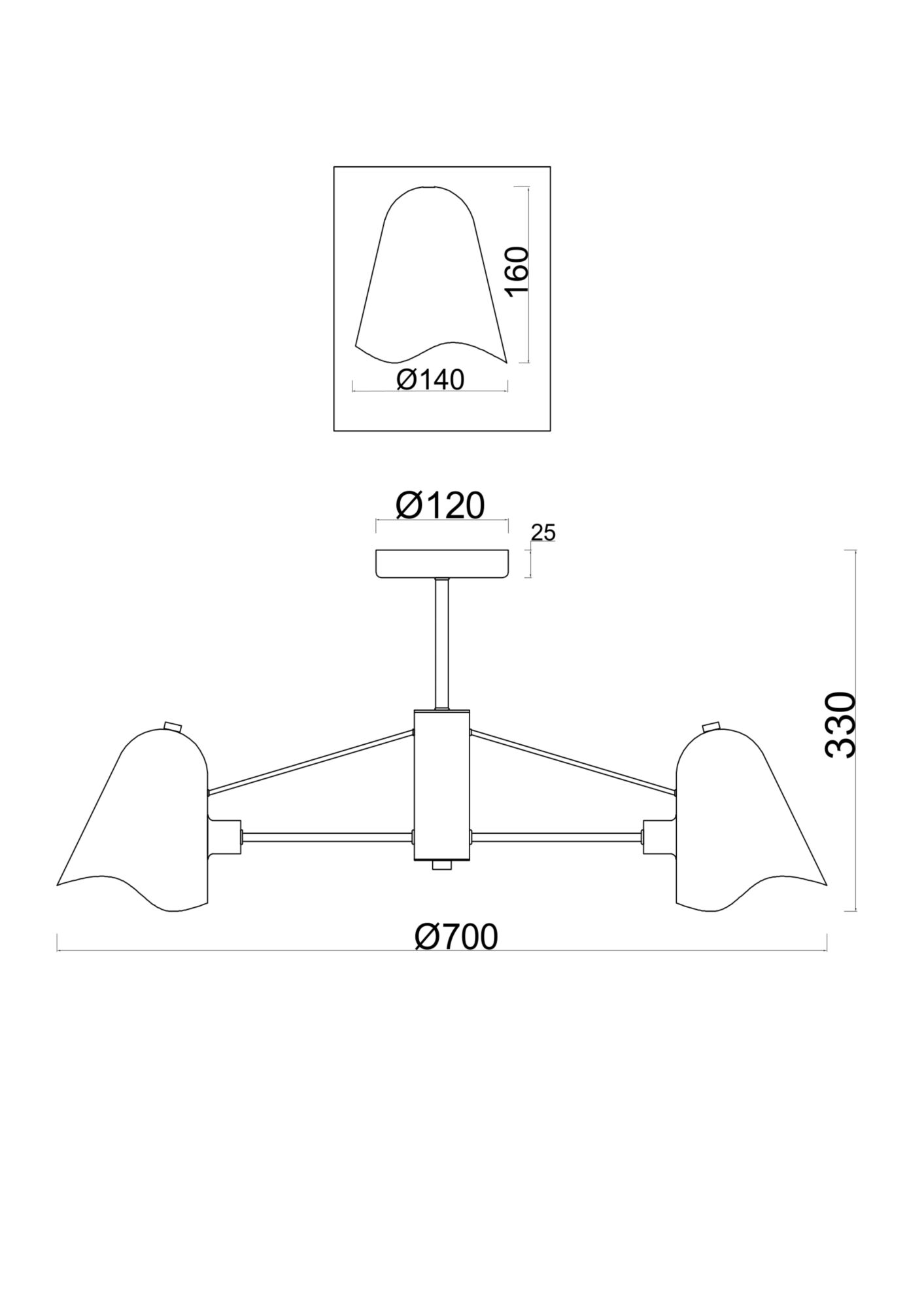 картинка Люстра Freya FR5037PL-05S