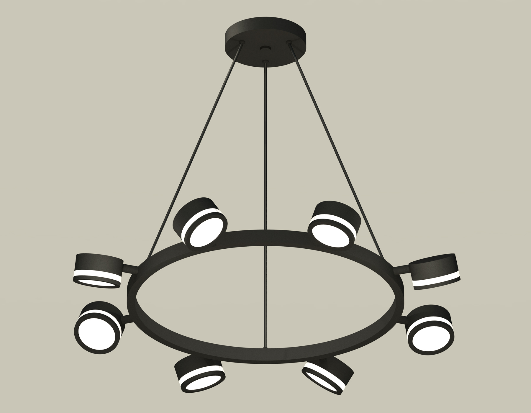 картинка Комплект подвесного поворотного светильника с акрилом