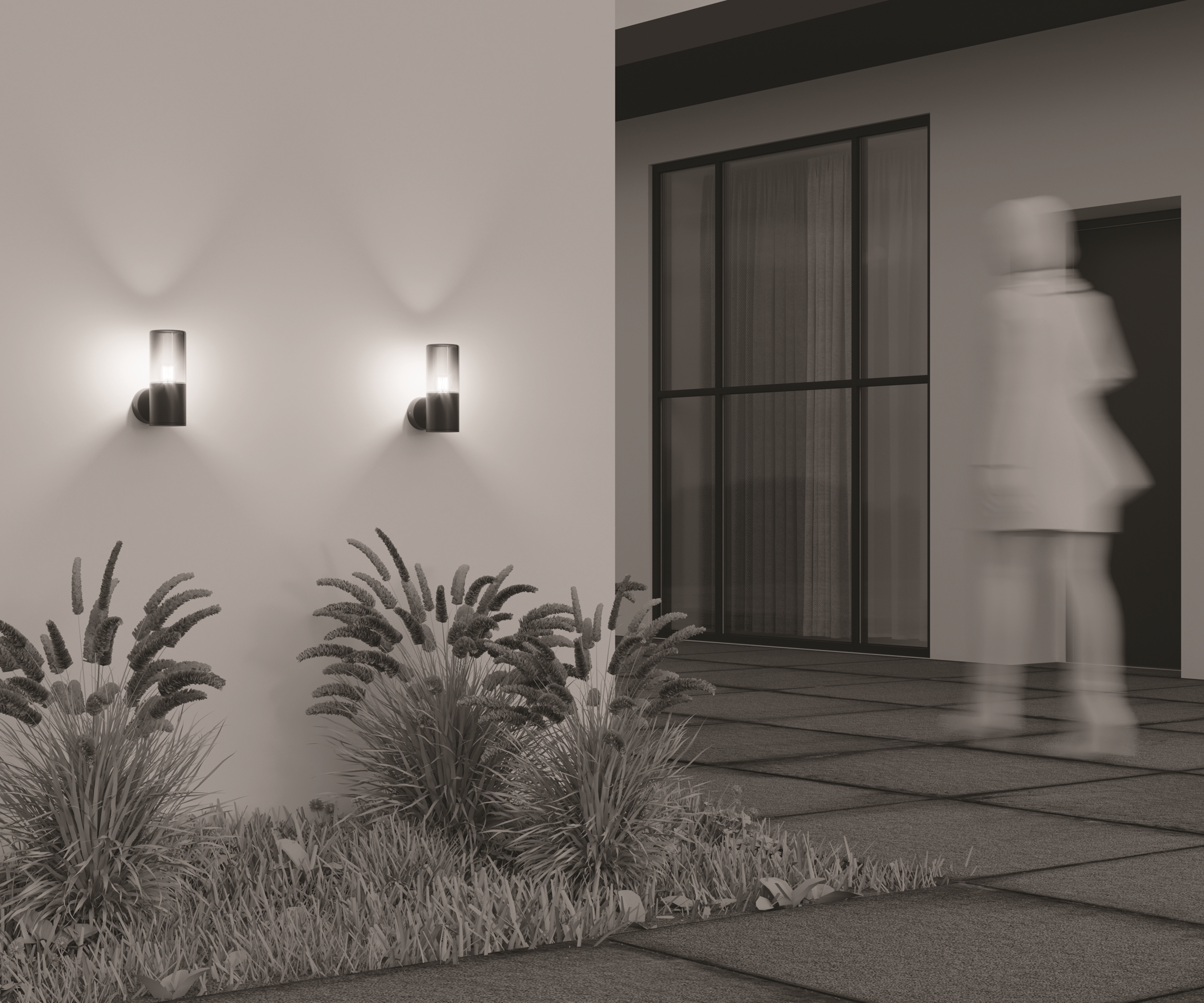 картинка Настенный светильник (бра) Outdoor O432WL-01GF