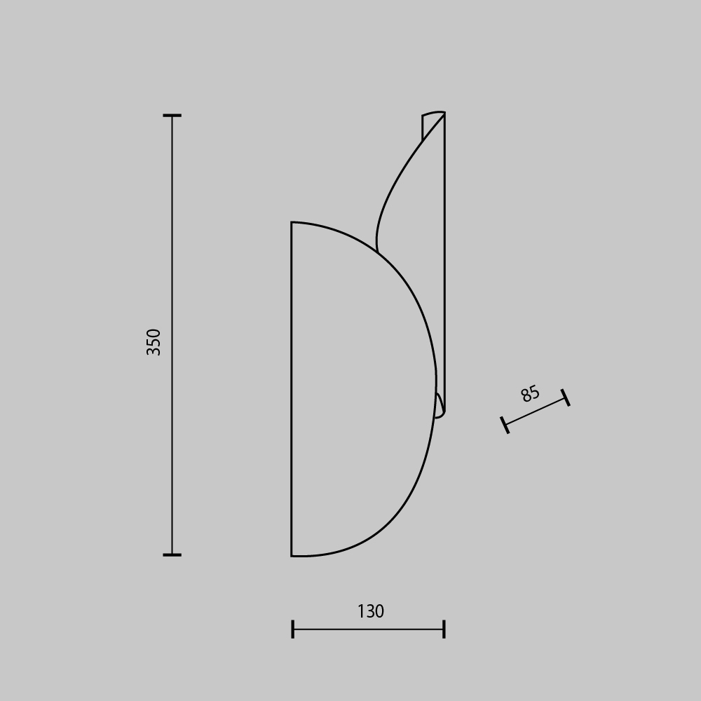 картинка Настенный светильник (бра) Maytoni MOD225WL-02B2