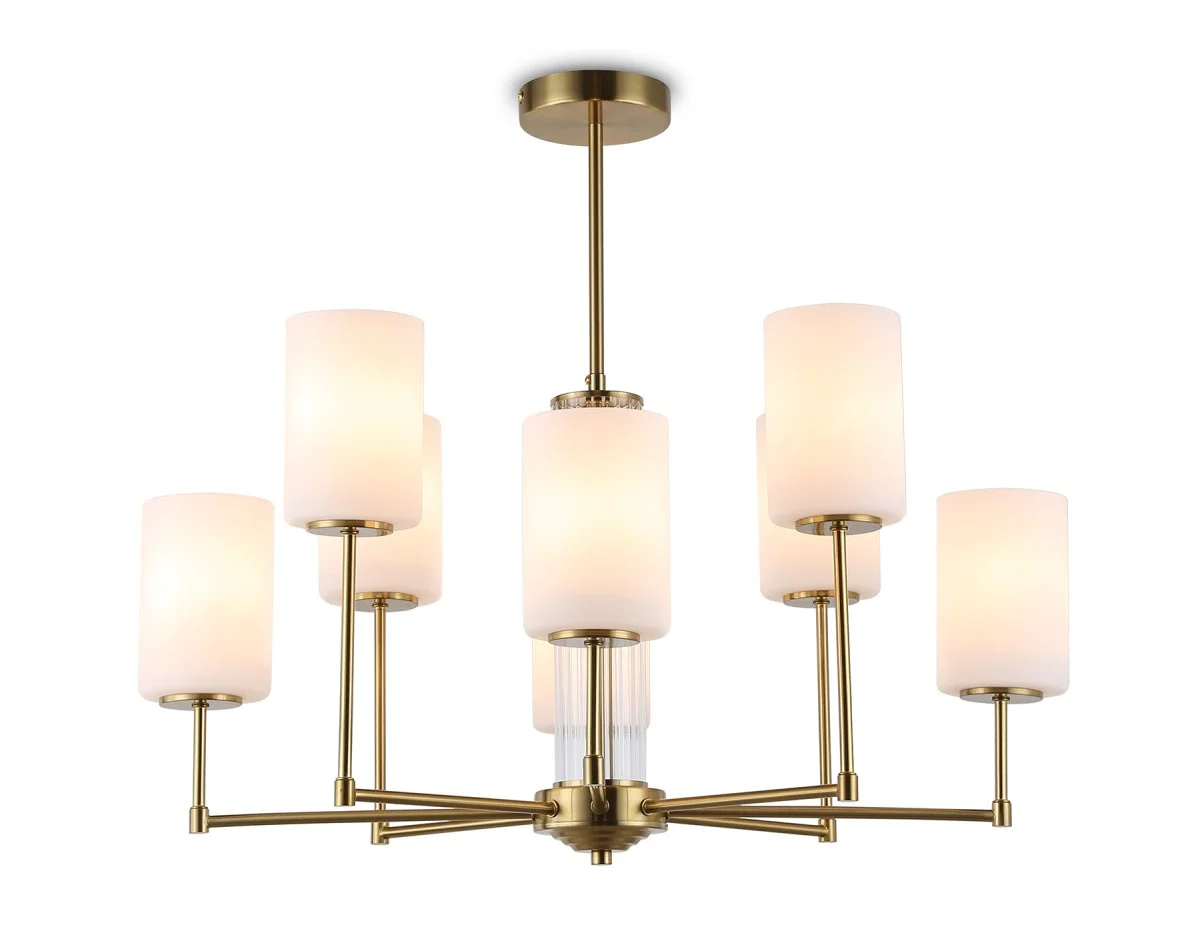 картинка Люстра со стеклянными плафонами на штанге LH56217