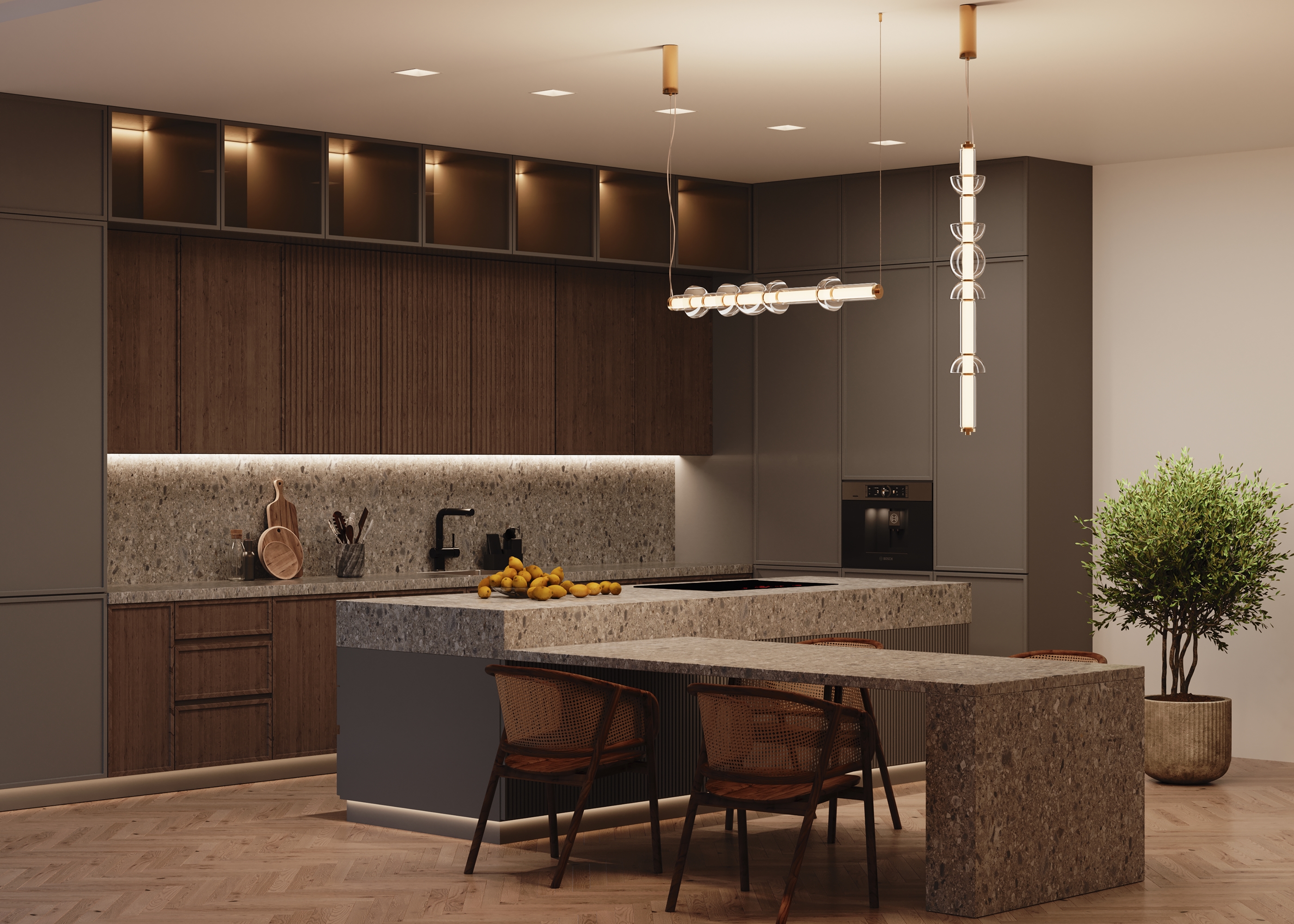 картинка Подвесной светильник Maytoni MOD210PL-L39BS3K