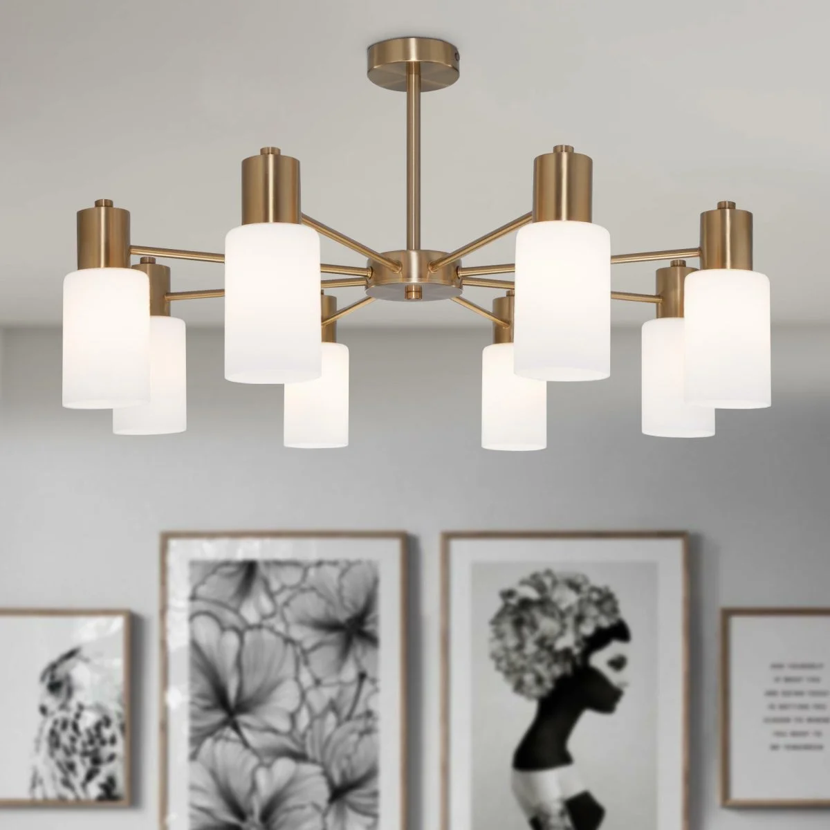 картинка Потолочная люстра в стиле лофт 70160/12 латунь