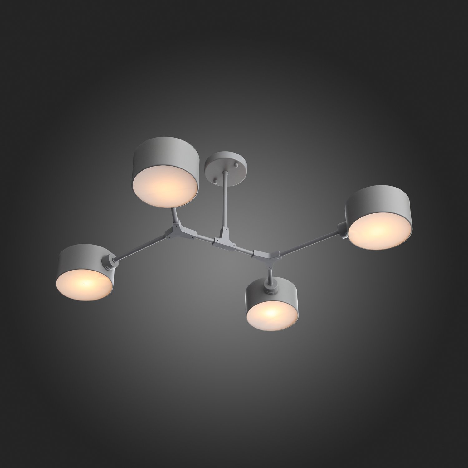 картинка SLE183702-04 Светильник потолочный Серый/Серый E14 4*60W