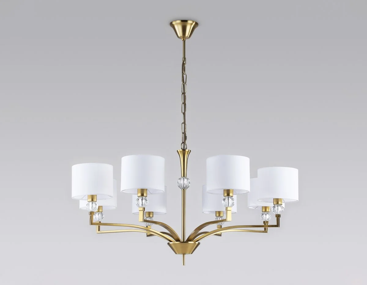 картинка Подвесная люстра с абажурами и хрусталем LH71133