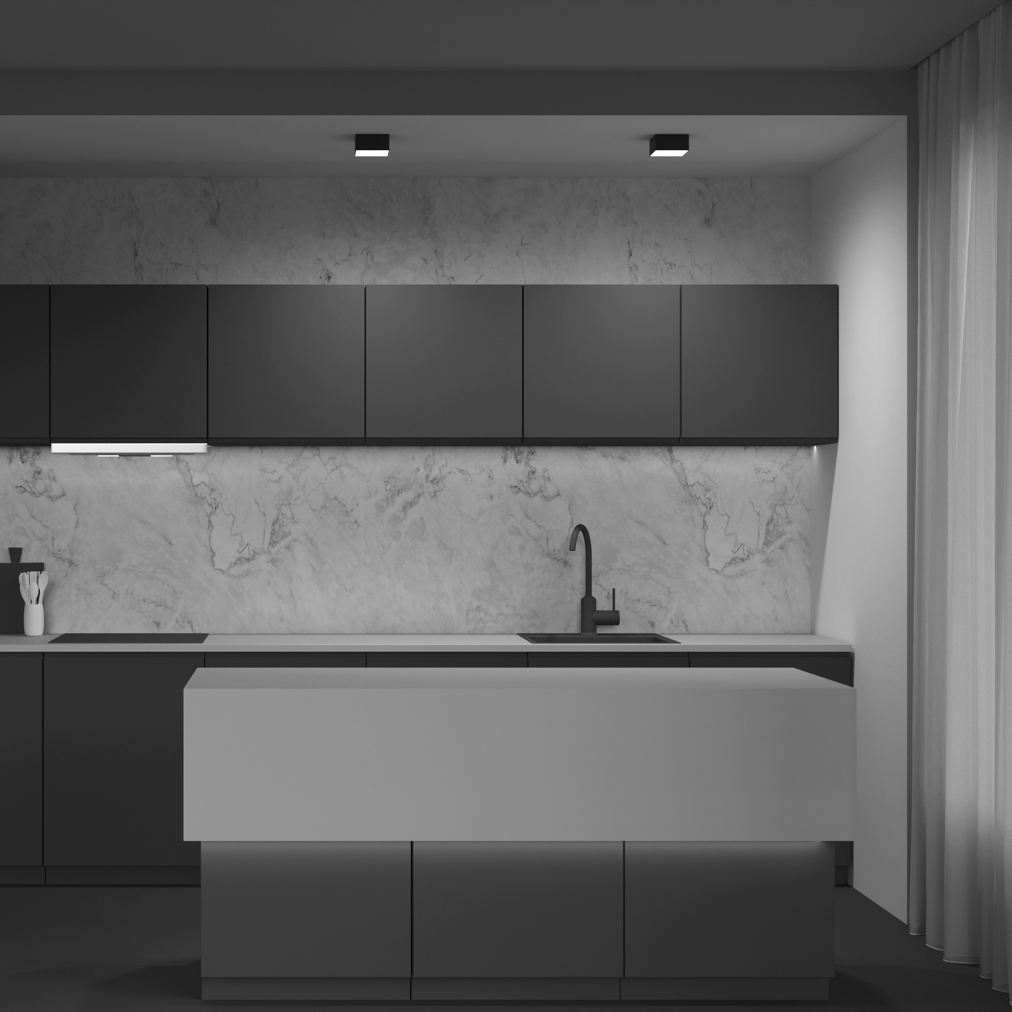 картинка Потолочный светильник Technical C067CL-L12B4K