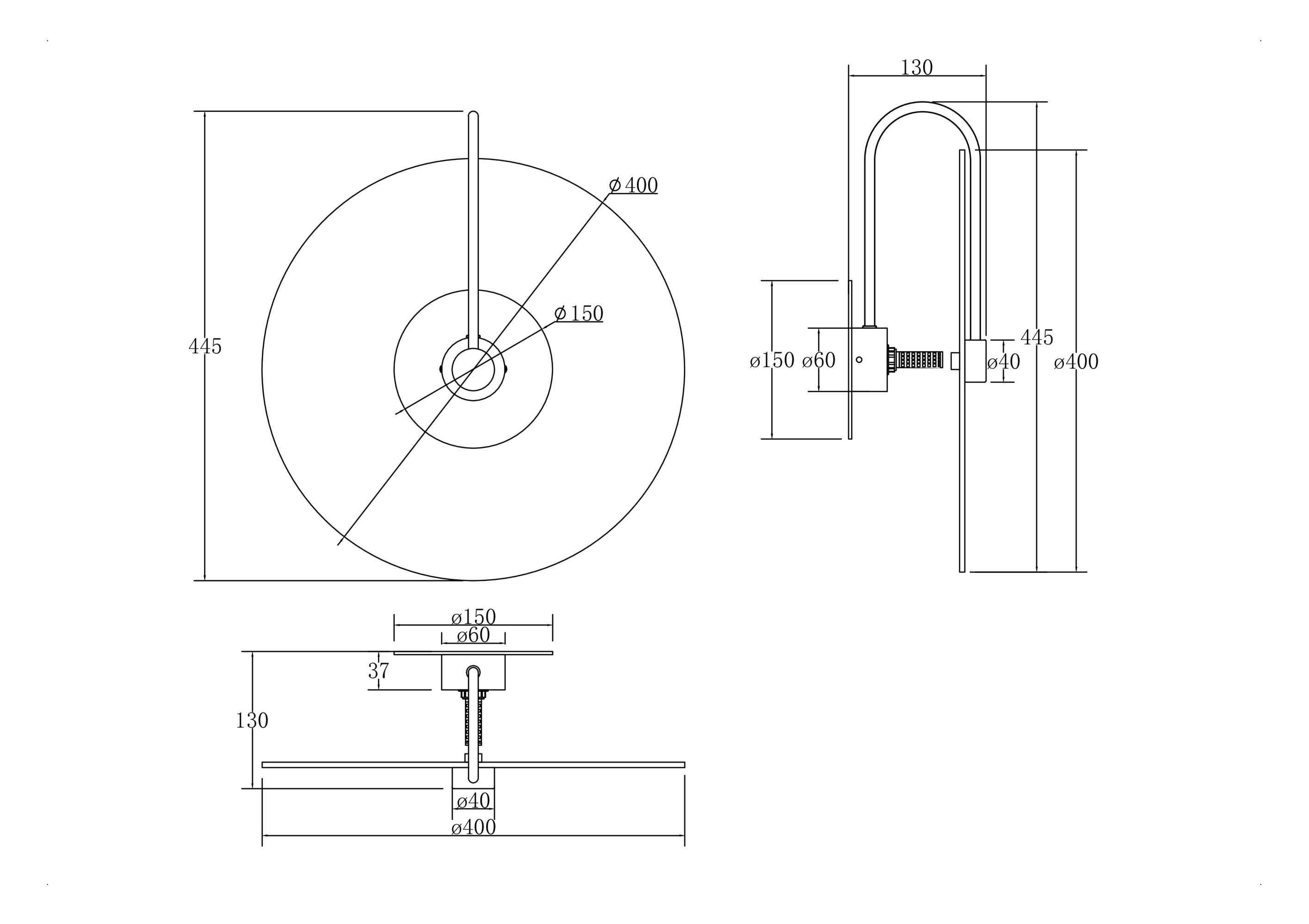 картинка Настенный светильник (бра) Maytoni MOD305WL-01CH