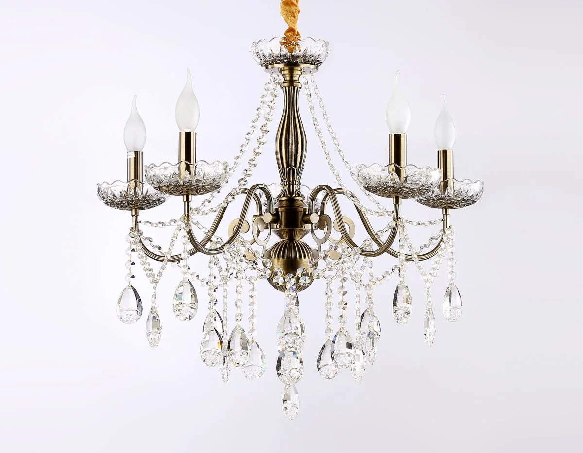 картинка Подвесная классическая люстра с хрусталем TR4949