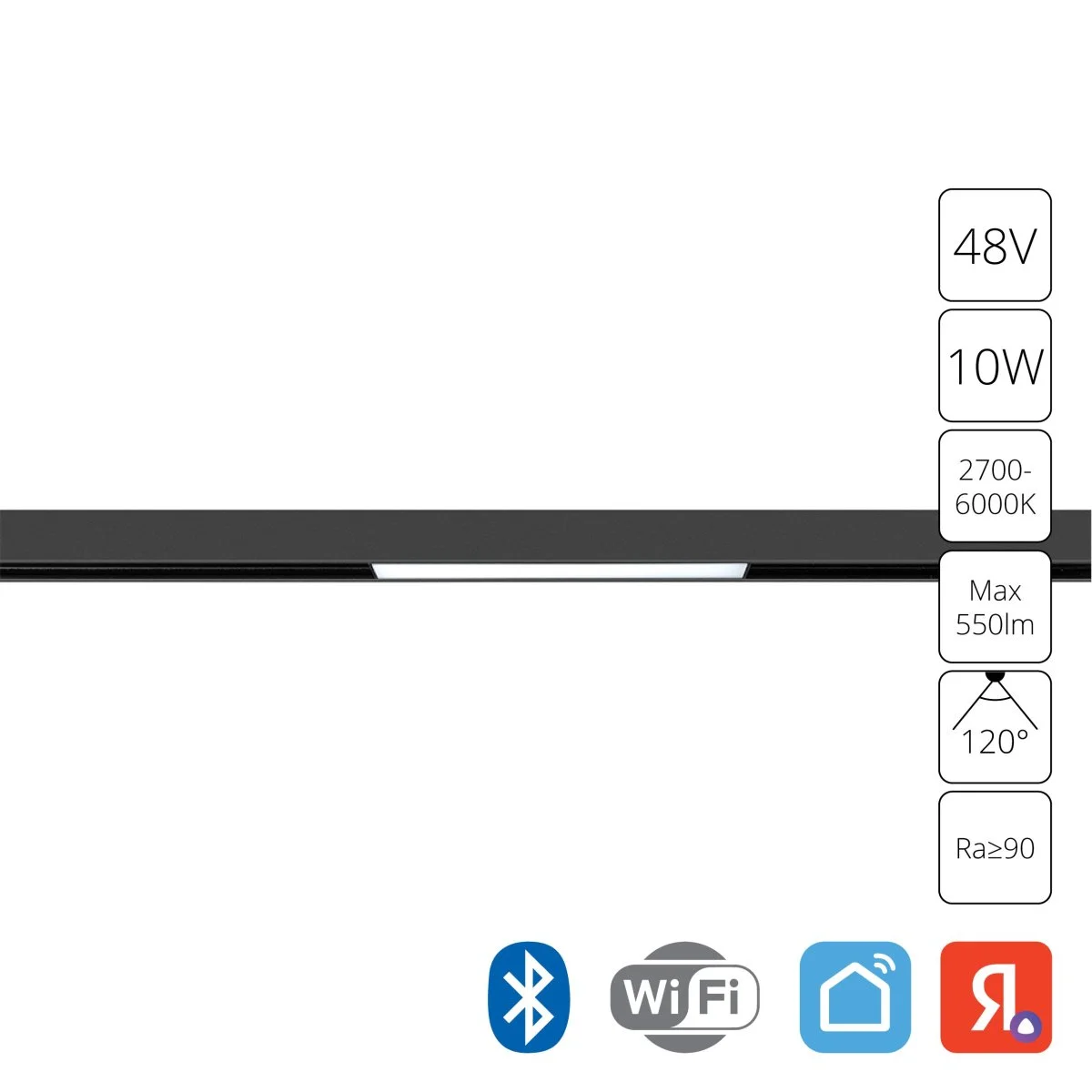 картинка Магнитный трековый светильник Arte Lamp EXPERT SMART A5742PL-1BK