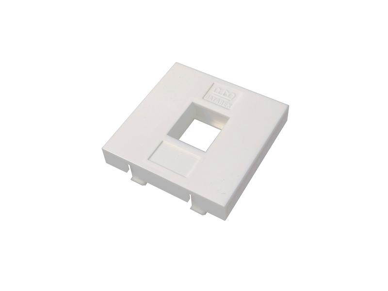 картинка Адаптер Mosaic 45х45ммдля модуля Keystone 1 порт бел. Datarex DR-5301