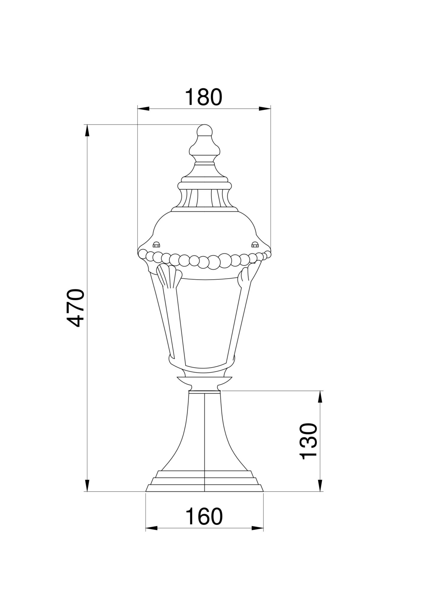 картинка Ландшафтный светильник Outdoor O029FL-01BZ