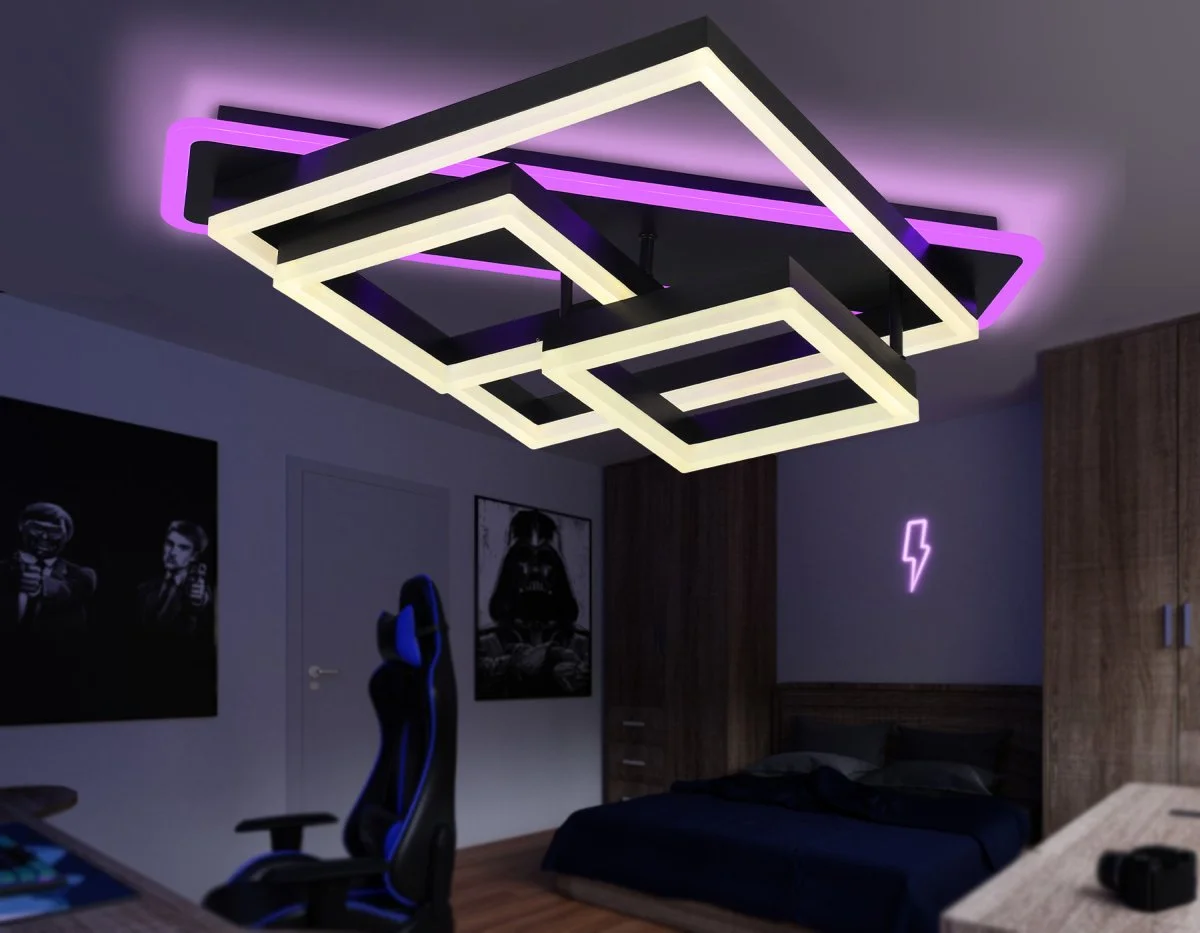 картинка Потолочный светодиодный светильник с пультом