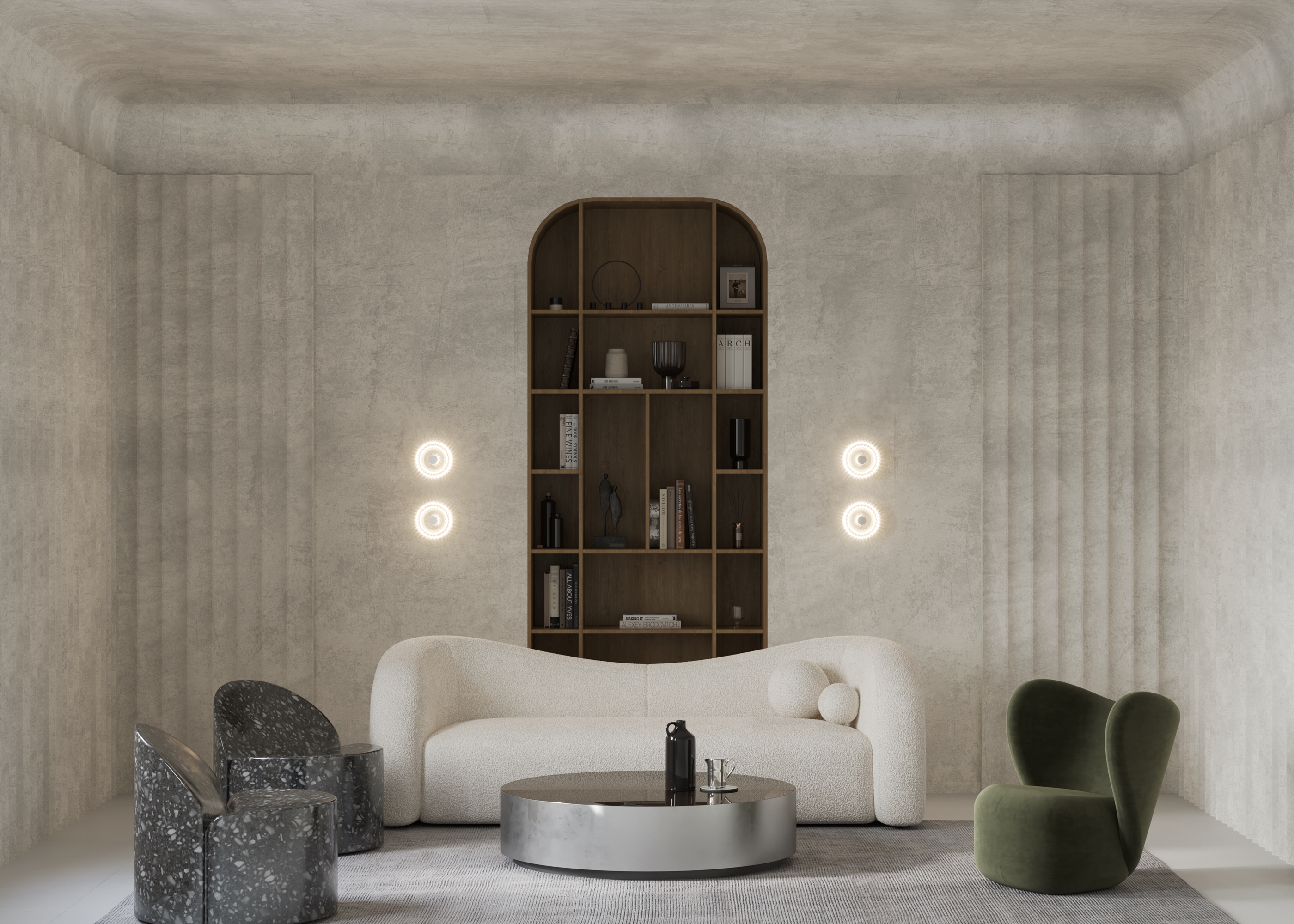 картинка Настенный светильник (бра) Maytoni MOD555WL-L4CH4K