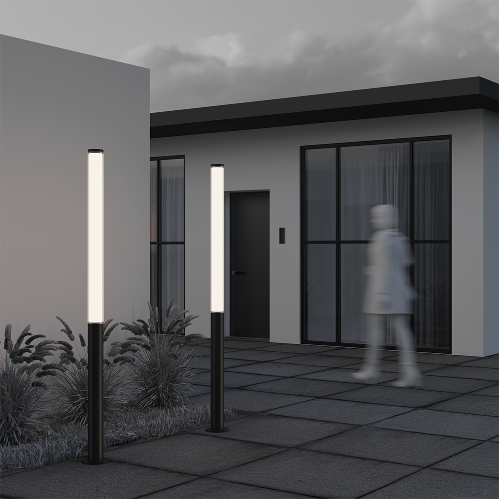 картинка Садово-парковый светильник Outdoor O041FL-L100B3K