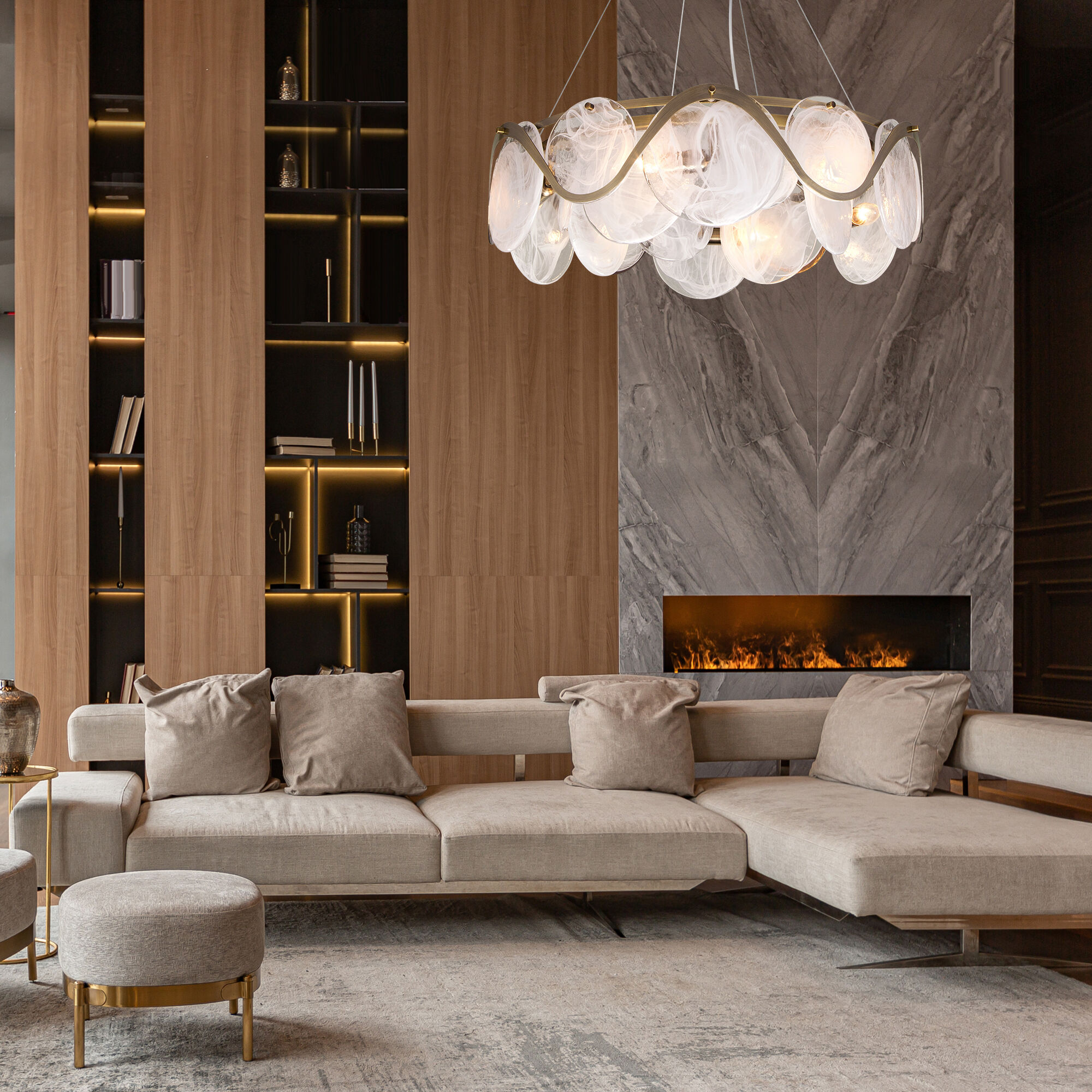 картинка Умный подвесной светильник 354/6 Smart (322/6)