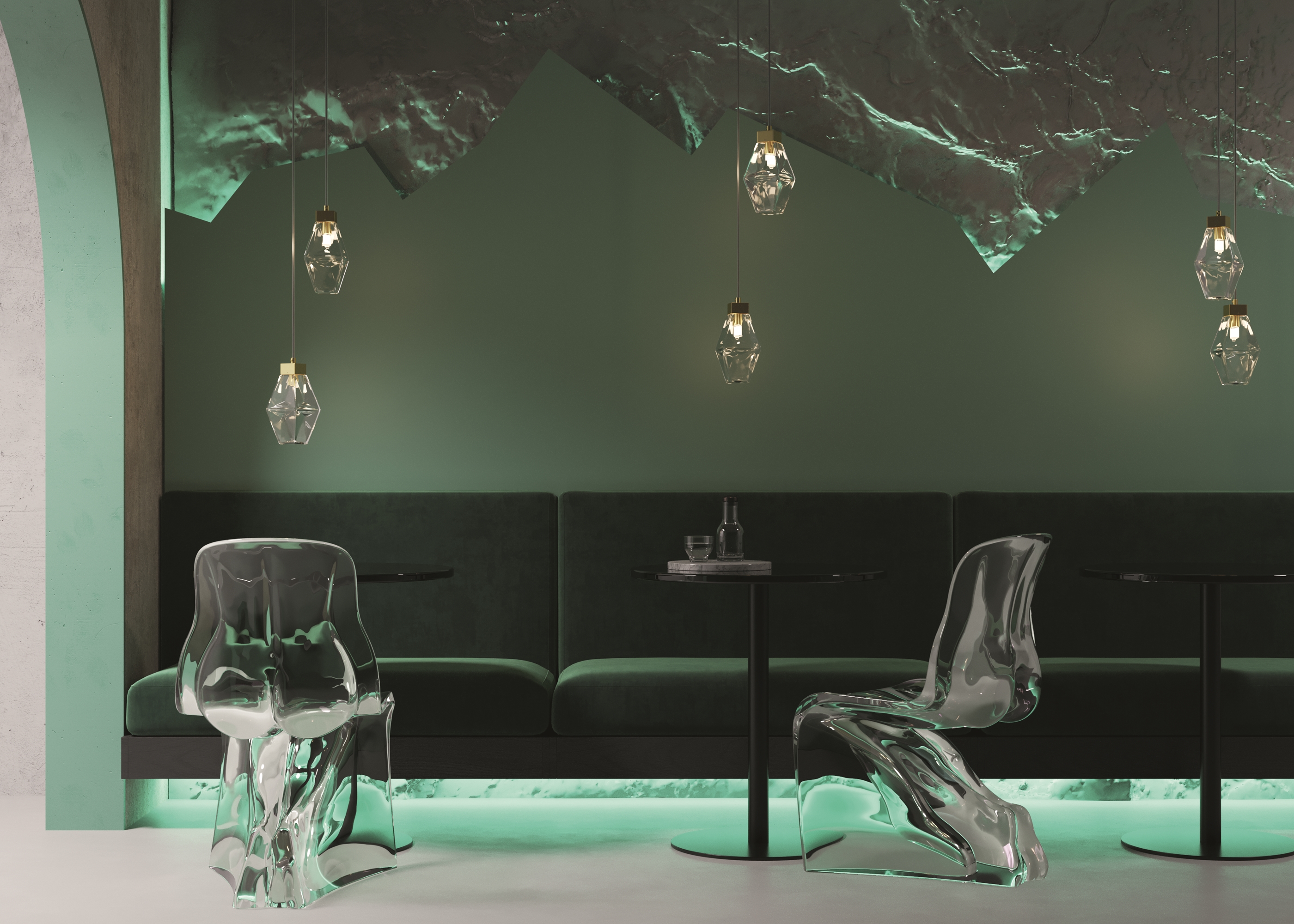 картинка Подвесной светильник Maytoni MOD325PL-01G