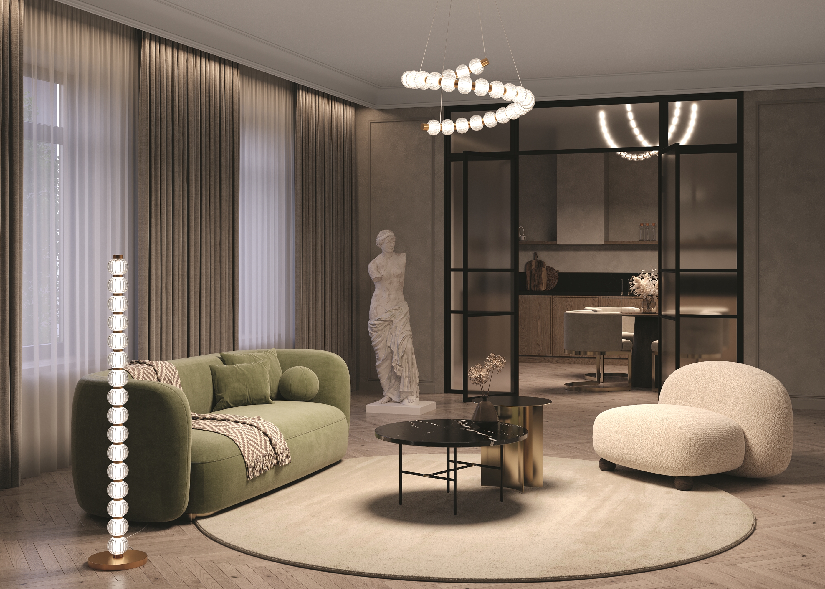 картинка Потолочный светильник Maytoni MOD555CL-L28G3K