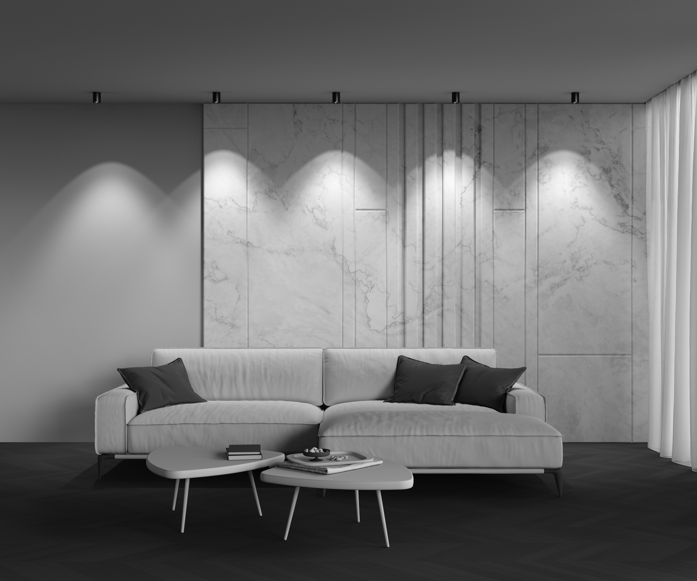 картинка Потолочный светильник Technical C064CL-8W4K-RD-B