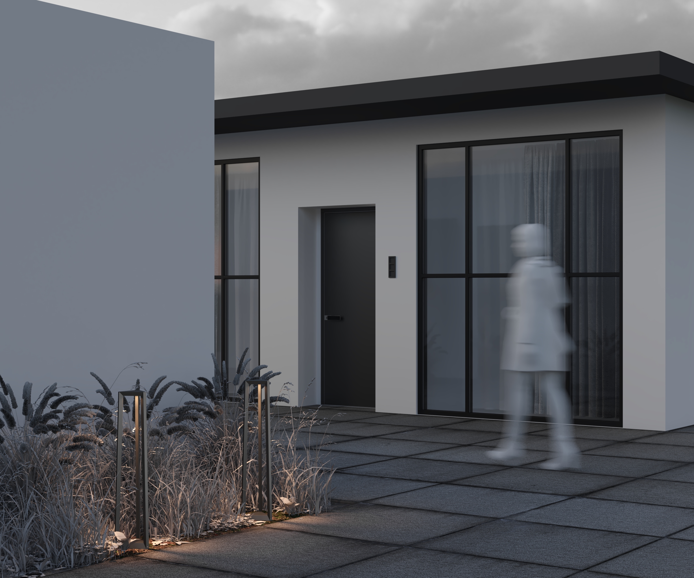 картинка Ландшафтный светильник Outdoor O466FL-L12B3K1