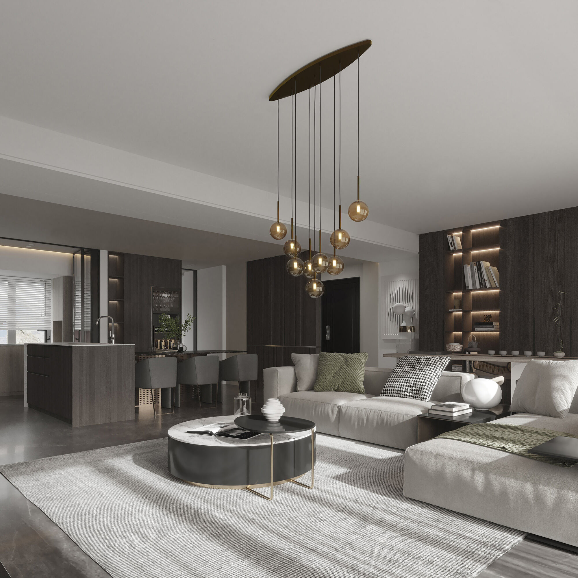 картинка Подвесной светильник со стеклянным плафоном 6149 Estera