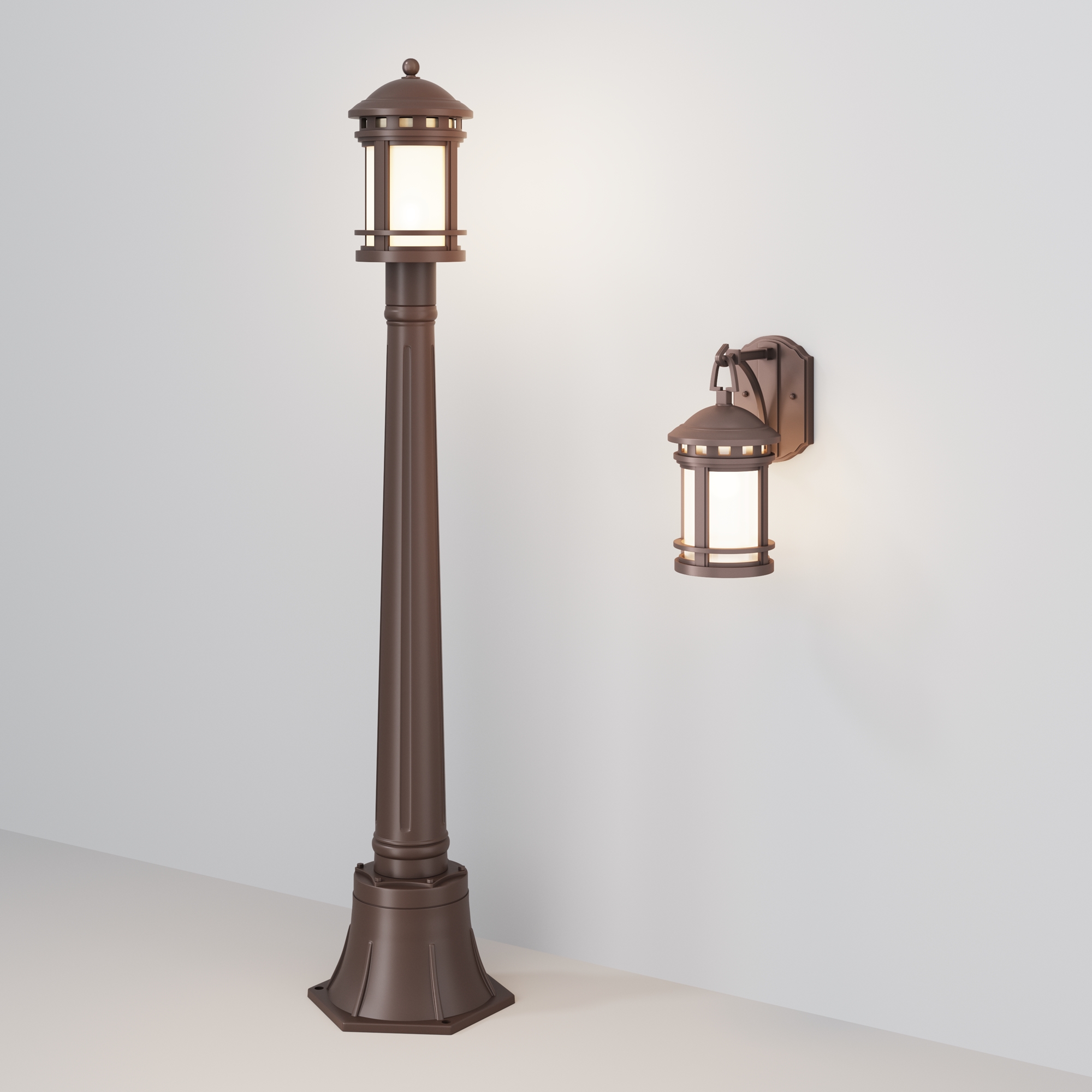 картинка Ландшафтный светильник Outdoor O031FL-01BR