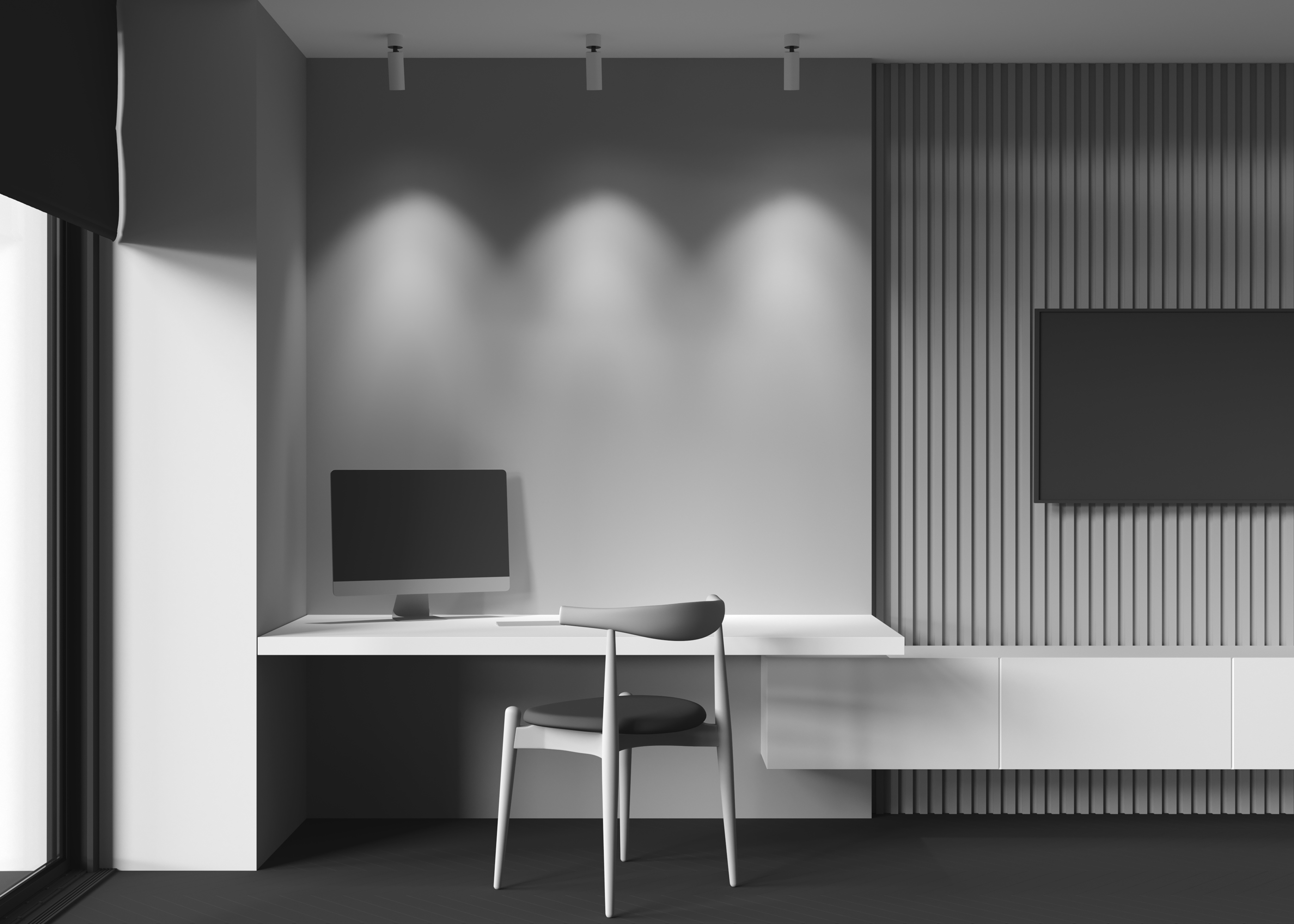 картинка Потолочный светильник Technical C055CL-L12W4K-W-W