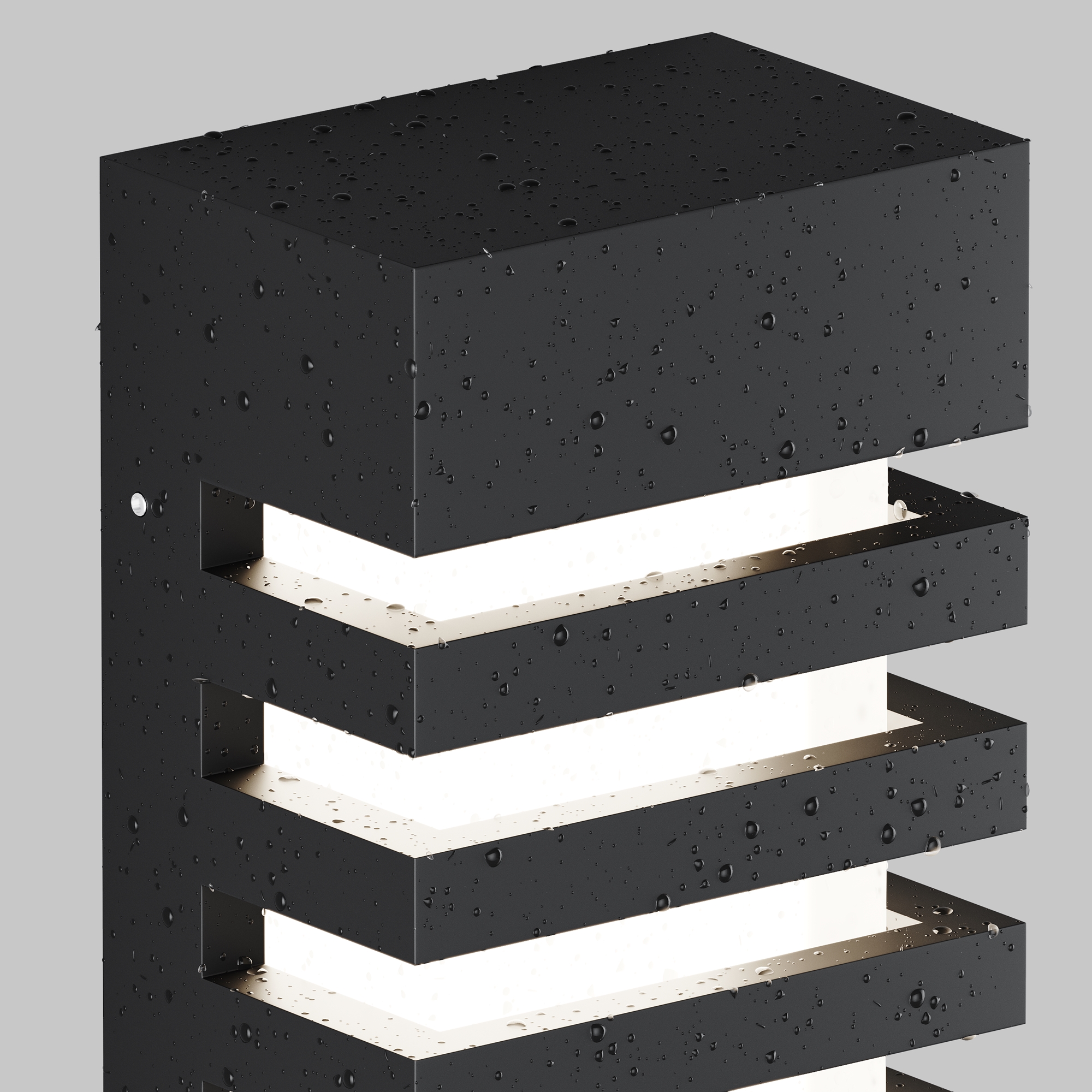 картинка Настенный светильник (бра) Outdoor O034WL-01B