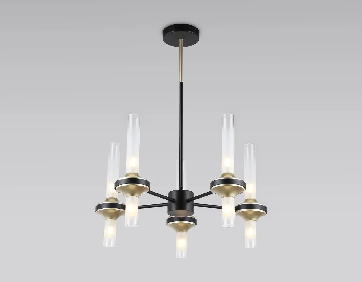 картинка Люстра со стеклянными плафонами на штанге LH55351