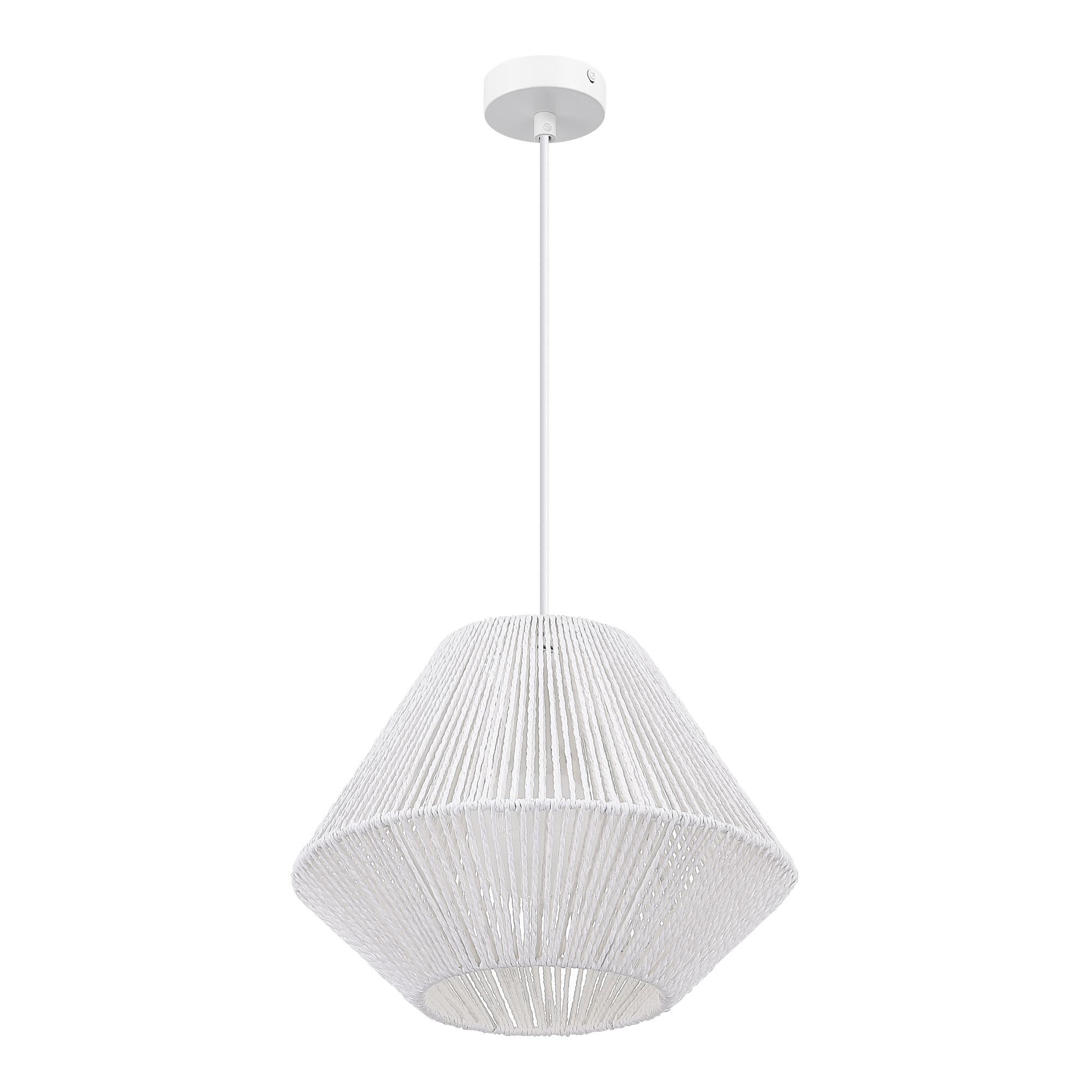 картинка SLE6025-503-01 Светильник подвесной белый/белый E27 1*40W