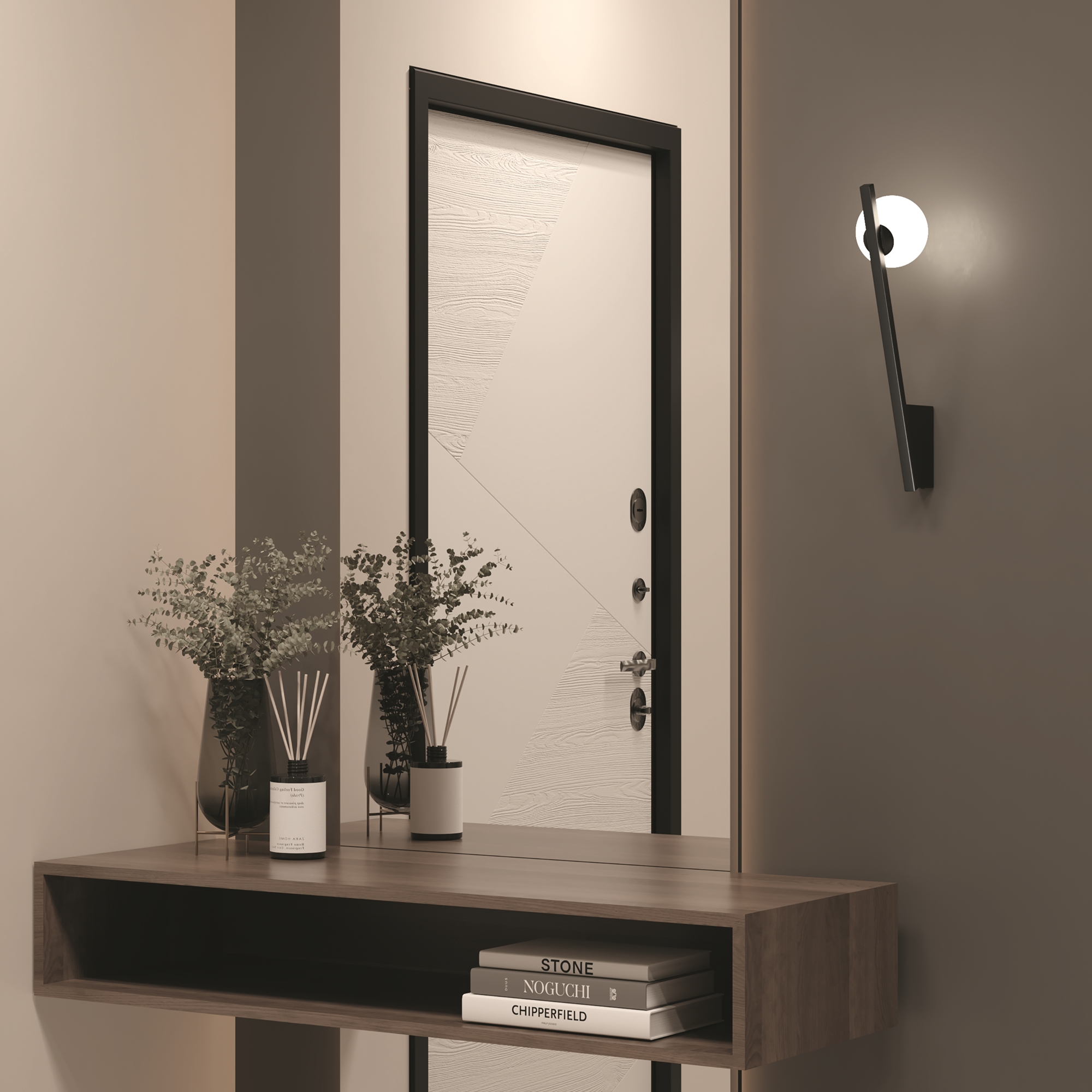 картинка Настенный светильник (бра) Maytoni MOD175WL-01B