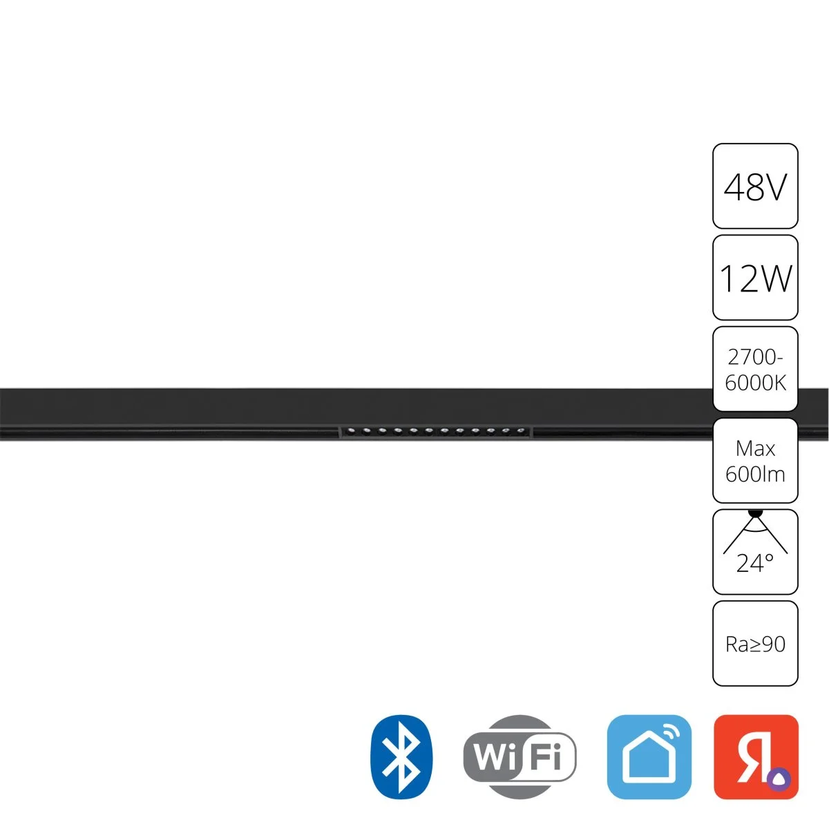 картинка Магнитный трековый светильник Arte Lamp EXPERT SMART A5744PL-1BK