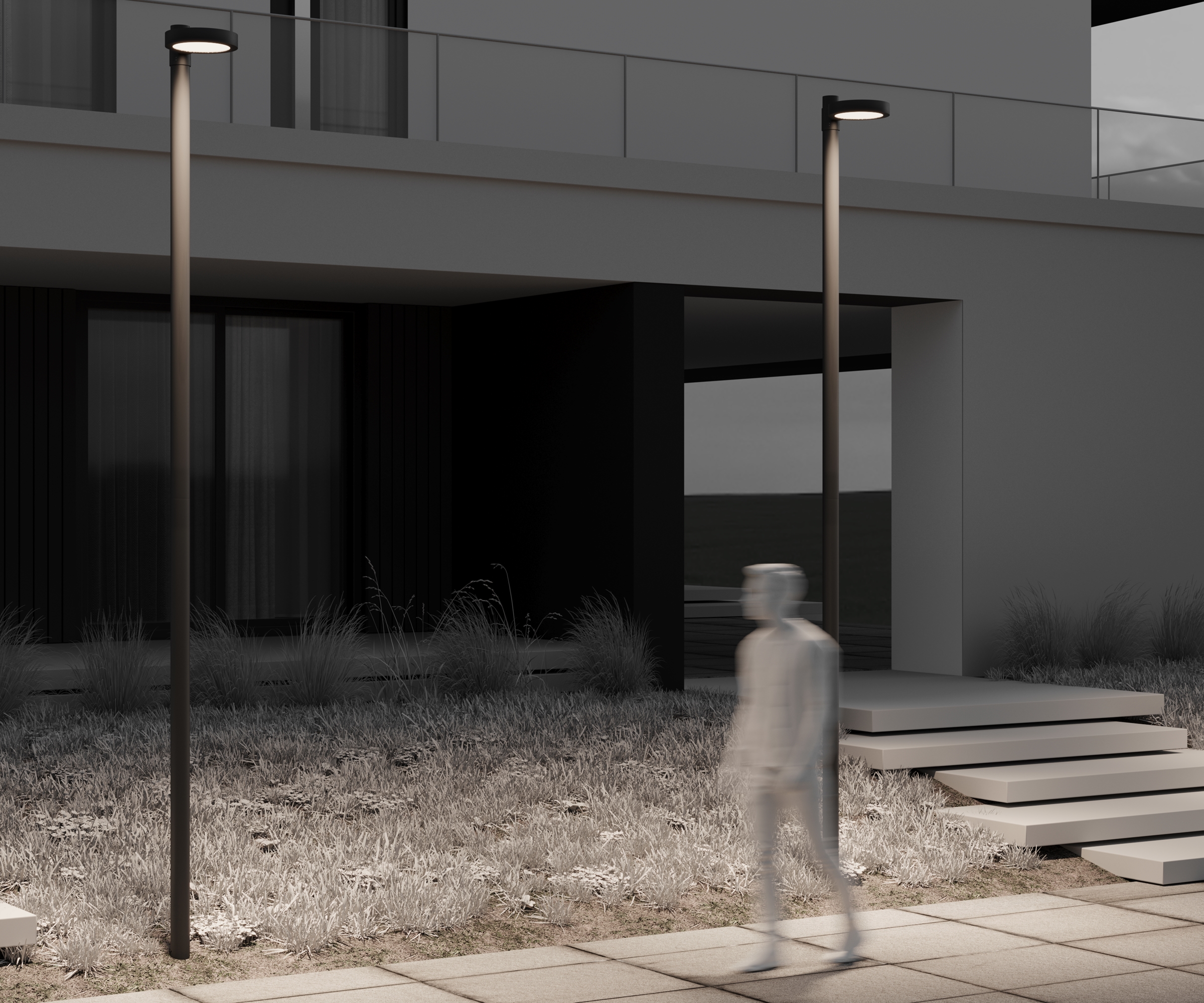 картинка Столб для паркового светильника Outdoor O473P-GF